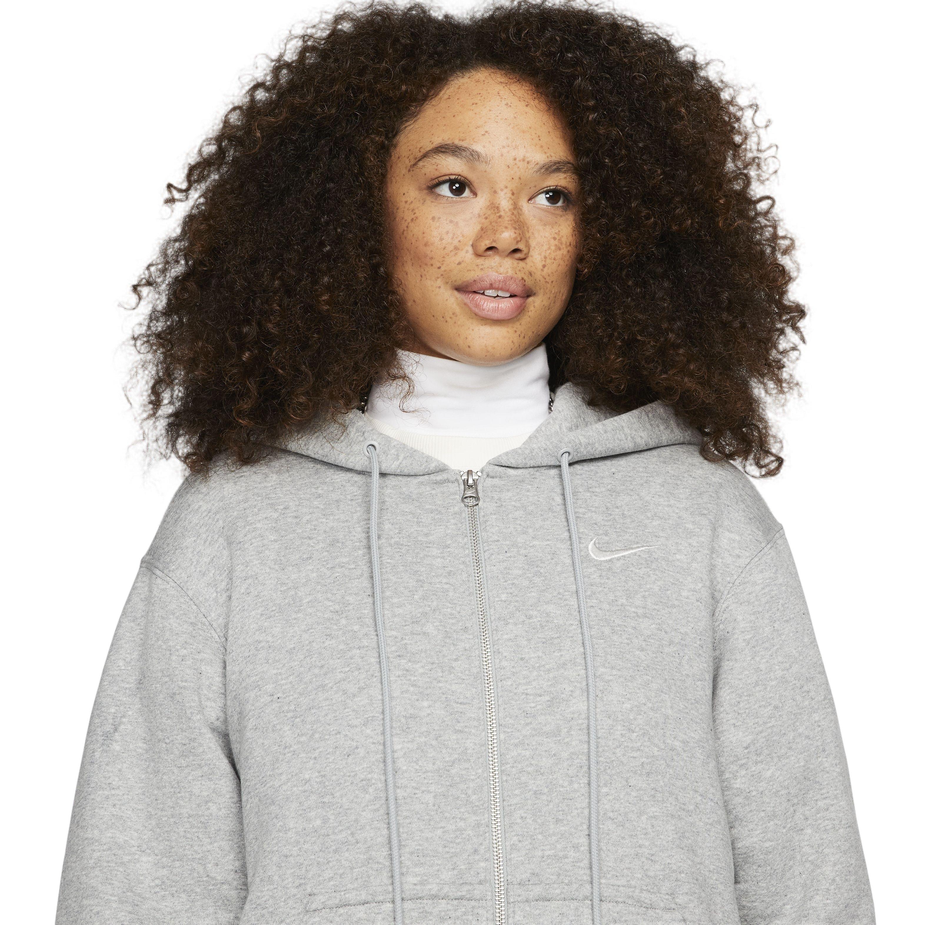 Grey nike best sale hoodie women