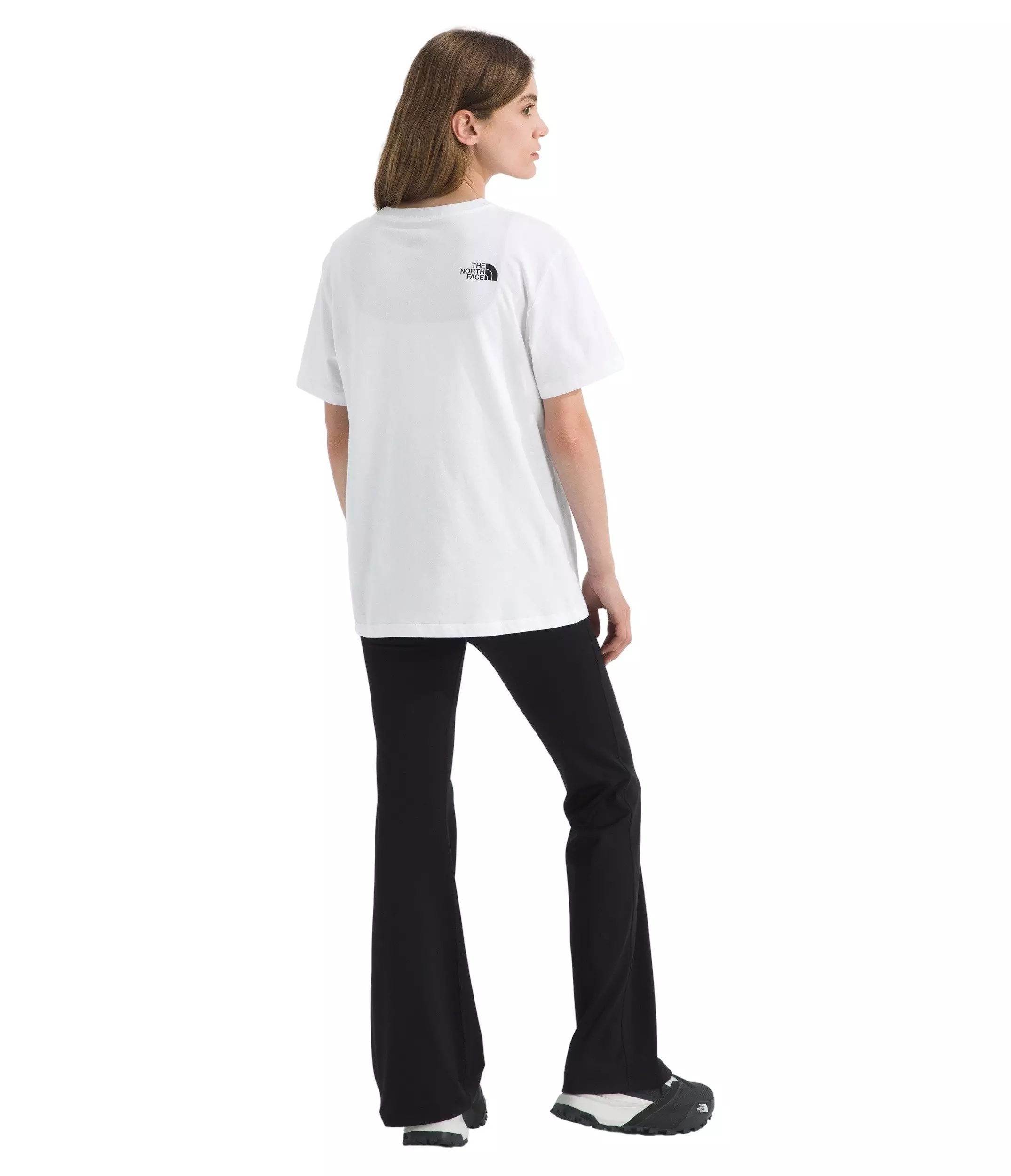 The North Face Women's Evolution Half Dome Short-Sleeve Tee -White/Black - WHITE/BLACK