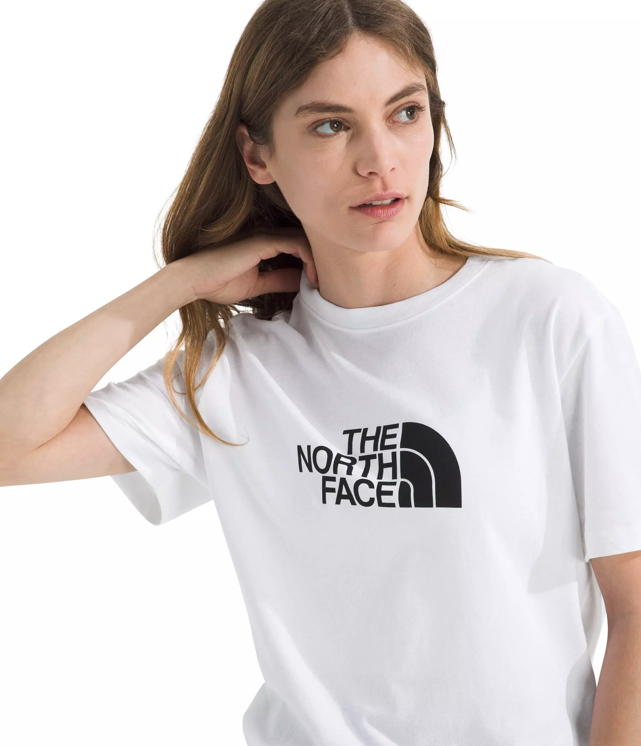 The North Face Women's Evolution Half Dome Short-Sleeve Tee -White/Black - WHITE/BLACK