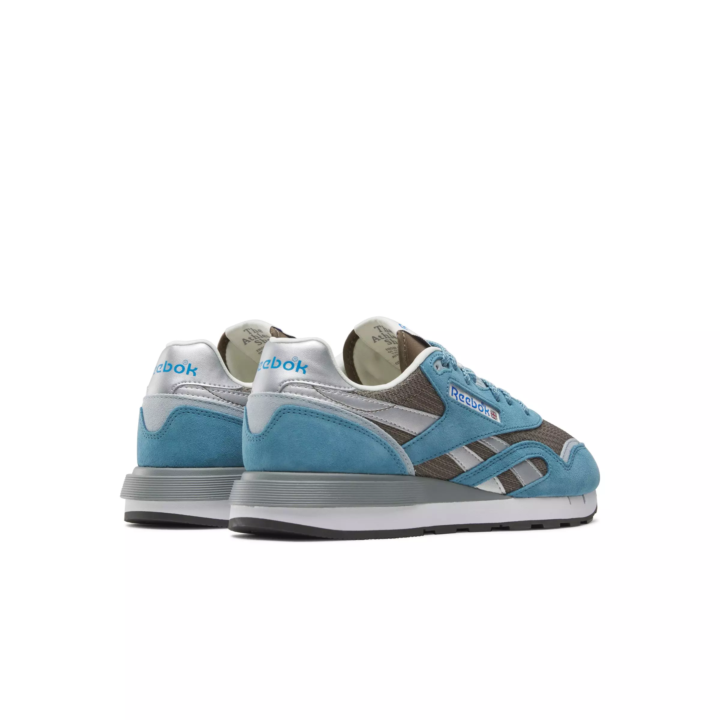 Reebok Classic Nylon 89 "Blue/Light Grey/White" Men's Shoe - BLUE/LT GREY/WHITE