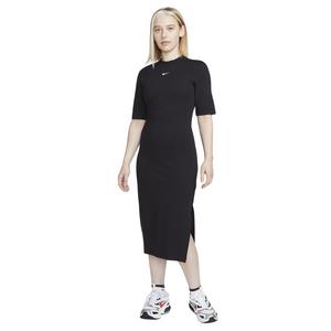 Nike Women's Sportswear Essentials Midi Dress-Black