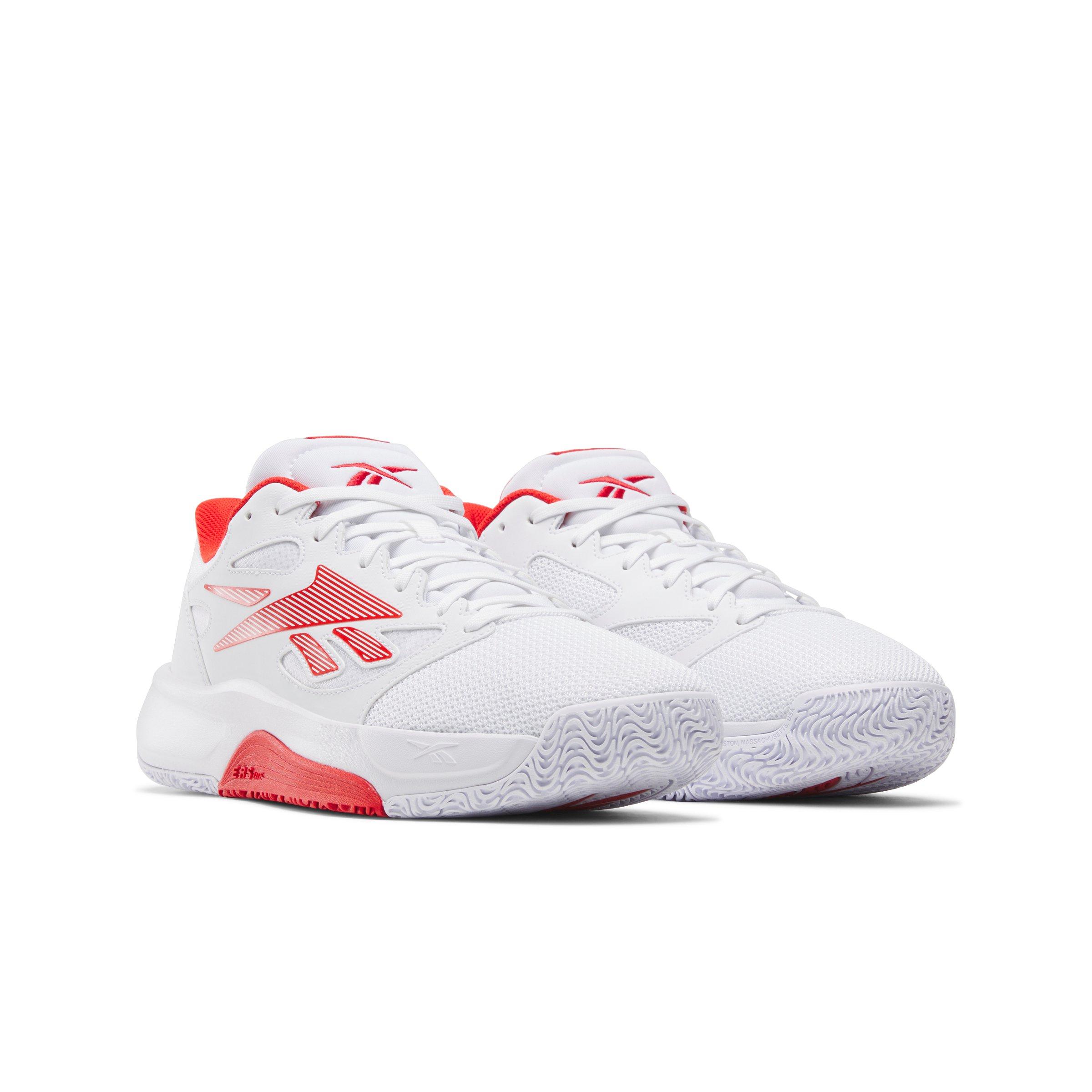 Reebok Engine LT "White/Red" Men's Basketball Shoe - WHITE/RED Thumbnail View 2