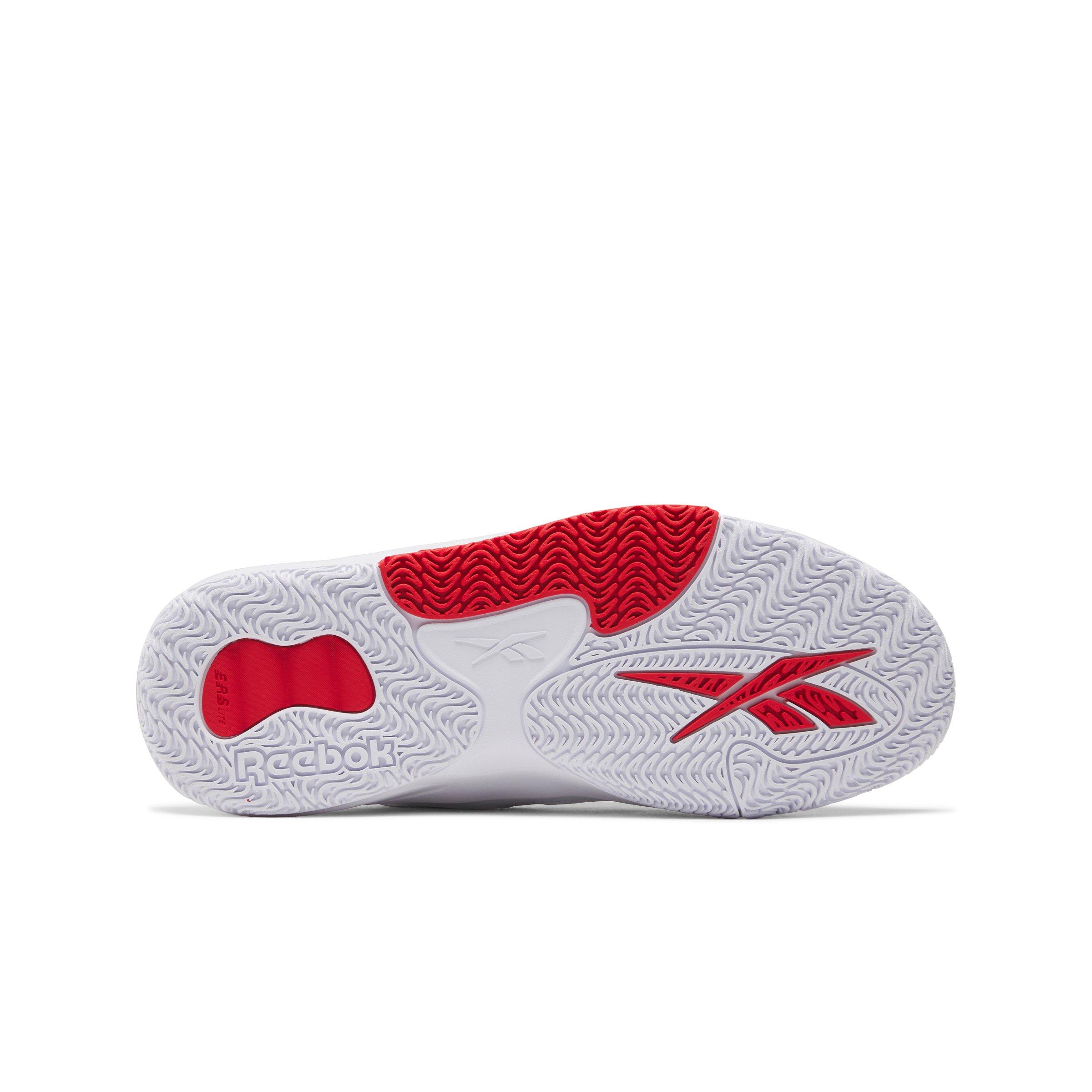 Reebok Engine LT "White/Red" Men's Basketball Shoe - WHITE/RED Thumbnail View 5