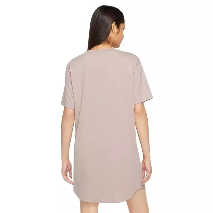 Nike Women's Sportswear Essentials Short Sleeve Dress - BROWN