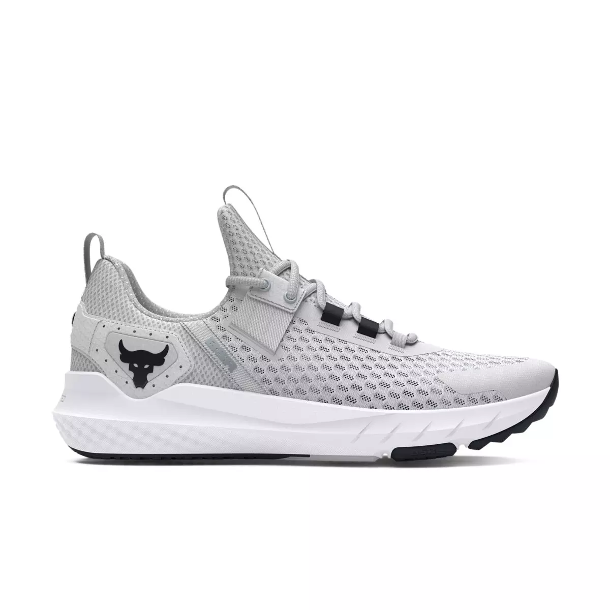 Under Armour Project Rock BSR 4 "Halo Grey/Mod Grey/Black" Men's Training Shoe - GREY/GREY/BLACK