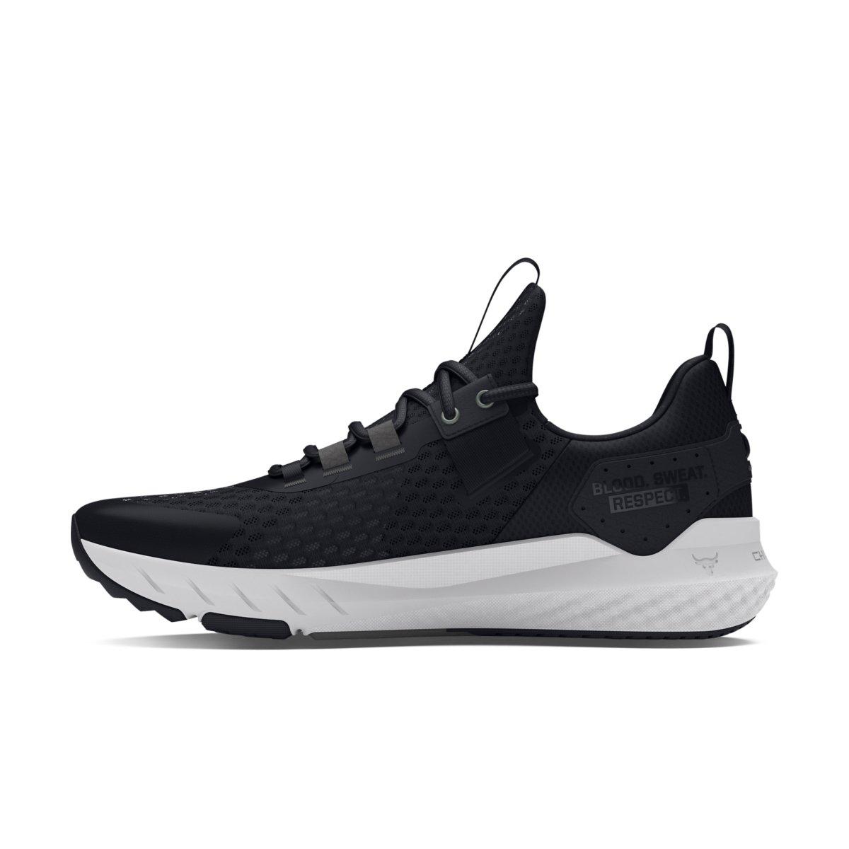 Under Armour Project Rock BSR 4 "Black/Castlerock/White" Men's Training Shoe - BLACK/CASTLEROCK/WHITE Thumbnail View 2