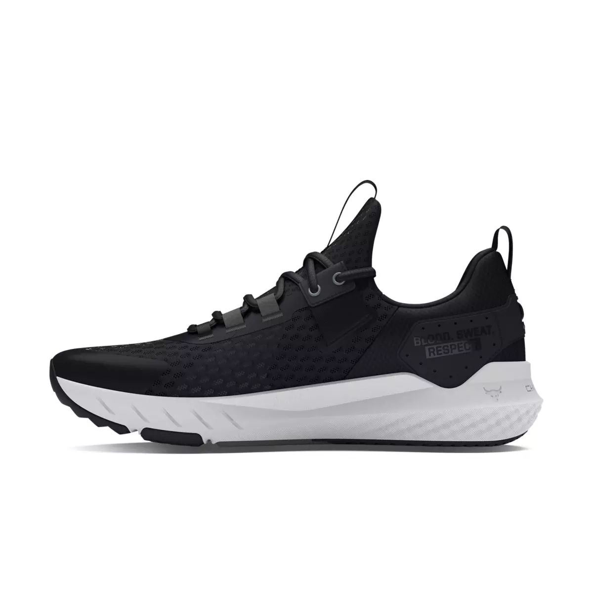Under Armour Project Rock BSR 4 "Black/Castlerock/White" Men's Training Shoe - BLACK/CASTLEROCK/WHITE