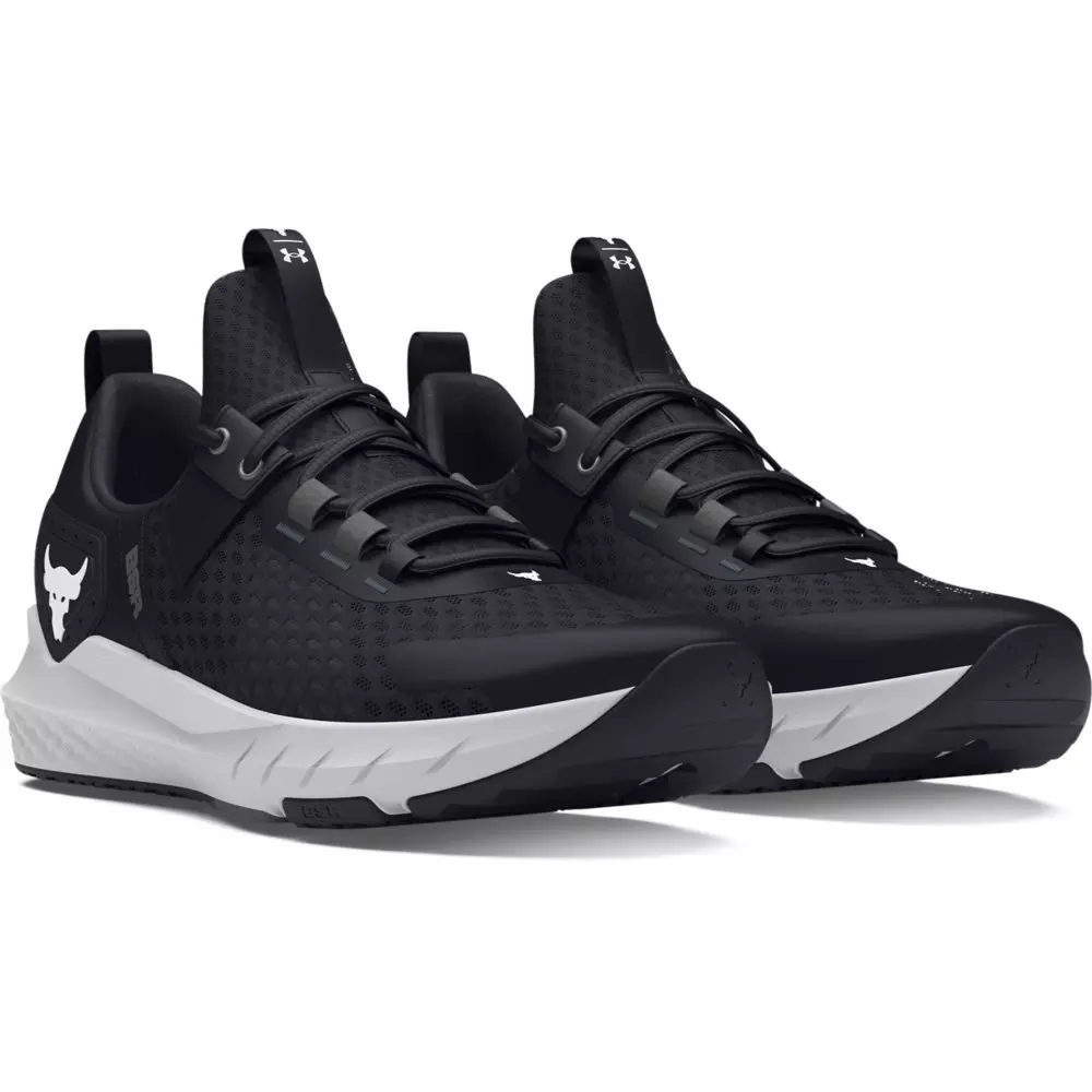 Under Armour Project Rock BSR 4 "Black/Castlerock/White" Men's Training Shoe - BLACK/CASTLEROCK/WHITE