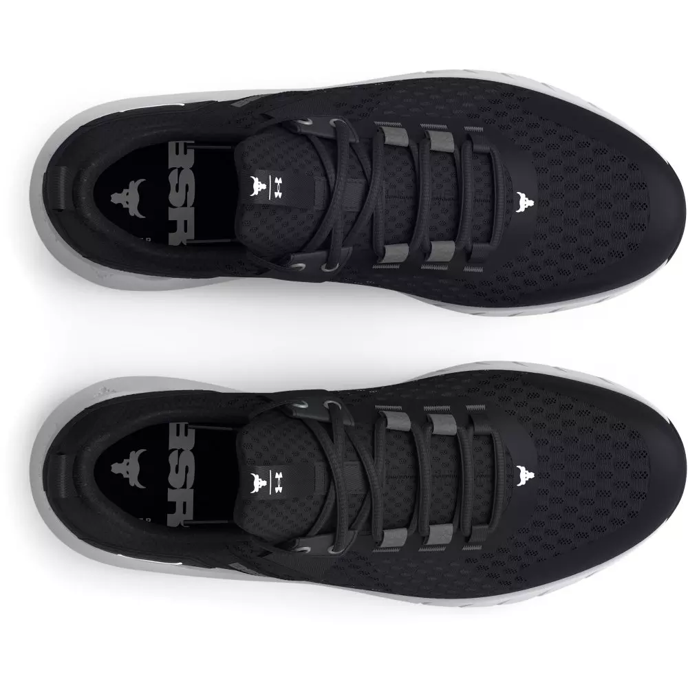 Under Armour Project Rock BSR 4 "Black/Castlerock/White" Men's Training Shoe - BLACK/CASTLEROCK/WHITE