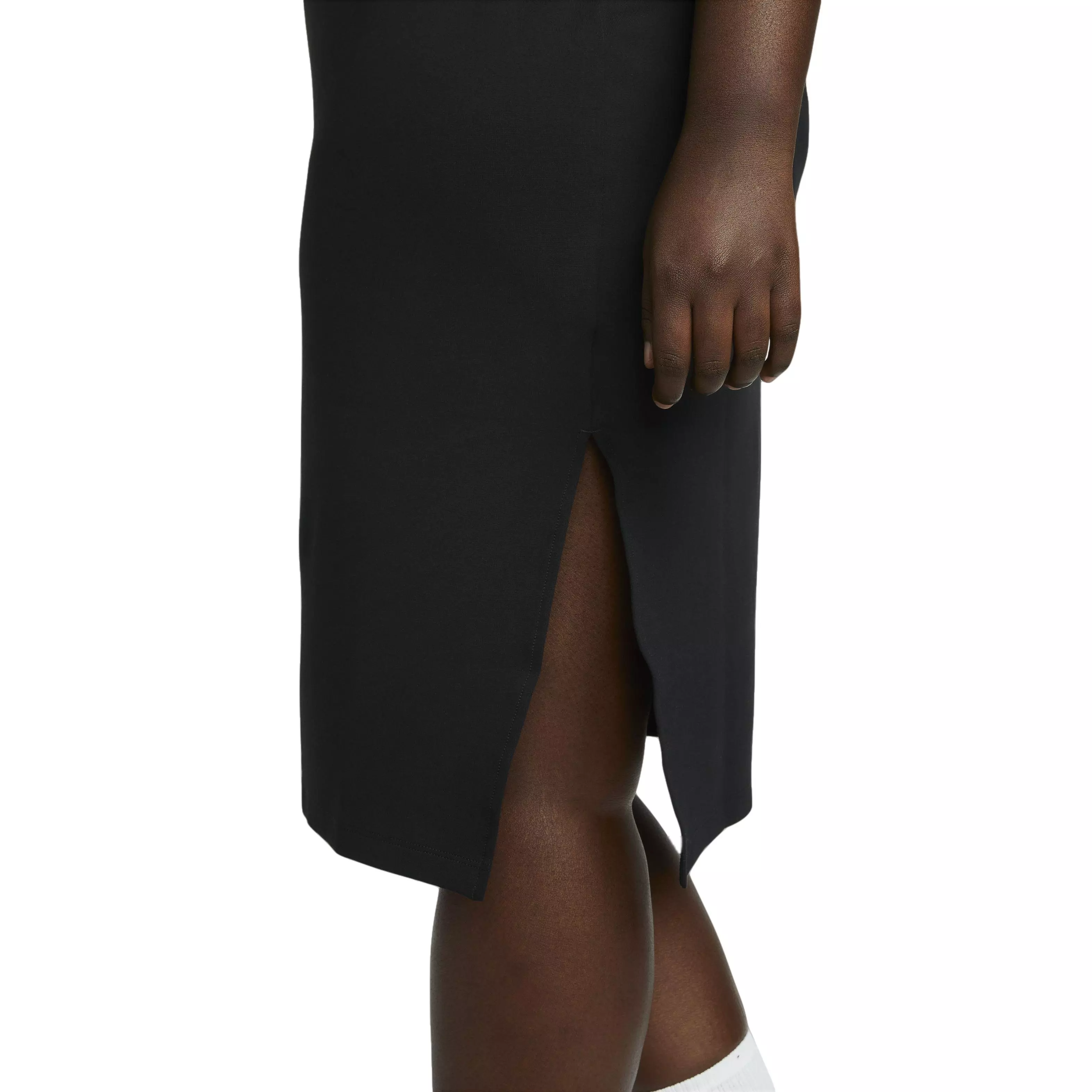 Nike Women's Sportswear Essentials Midi Dress - BLACK