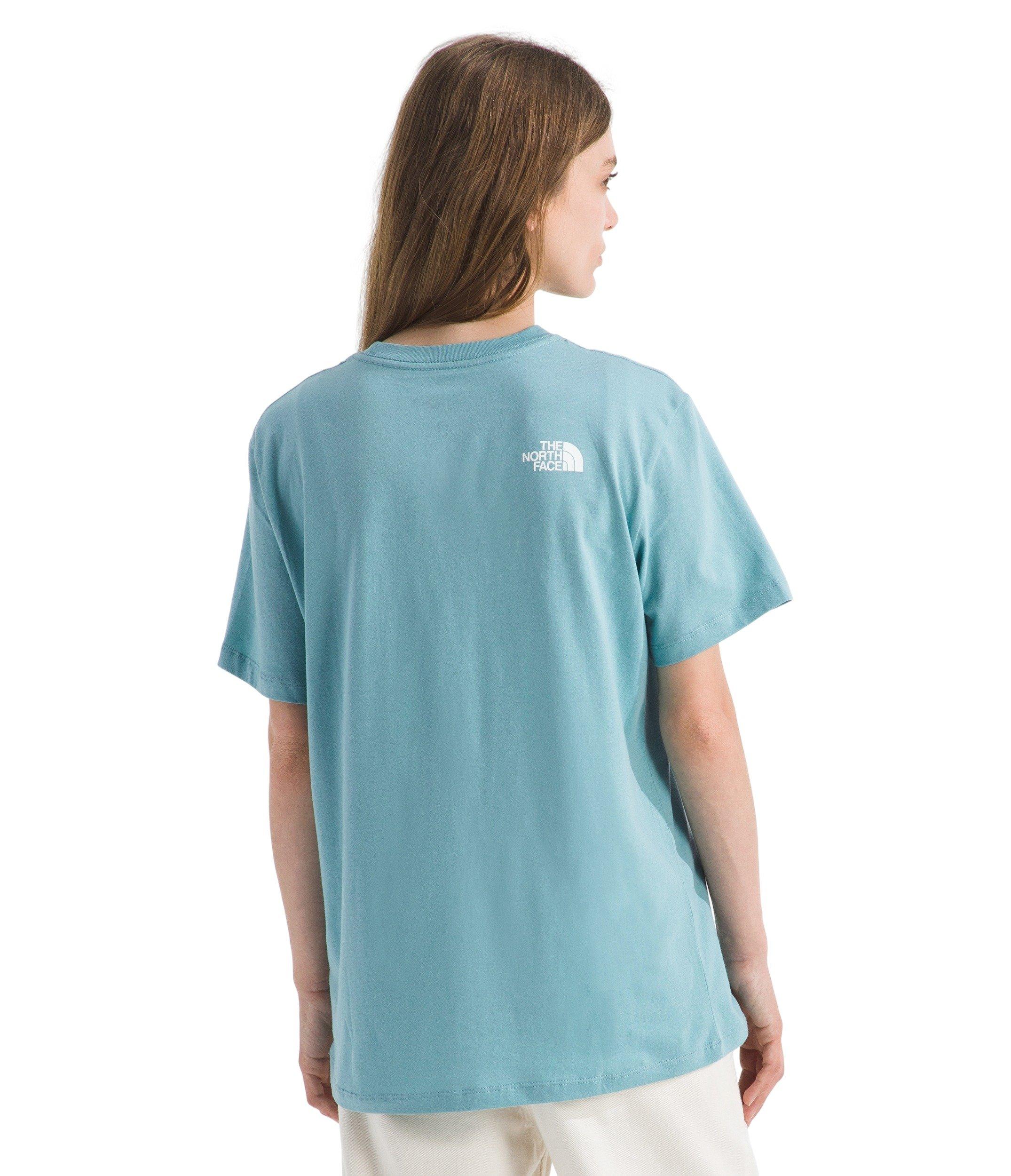 The North Face Women&rsquo;s Evolution Sketch Logo Half Dome Short-Sleeve Graphic Tee -Blue - BLUE Thumbnail View 2