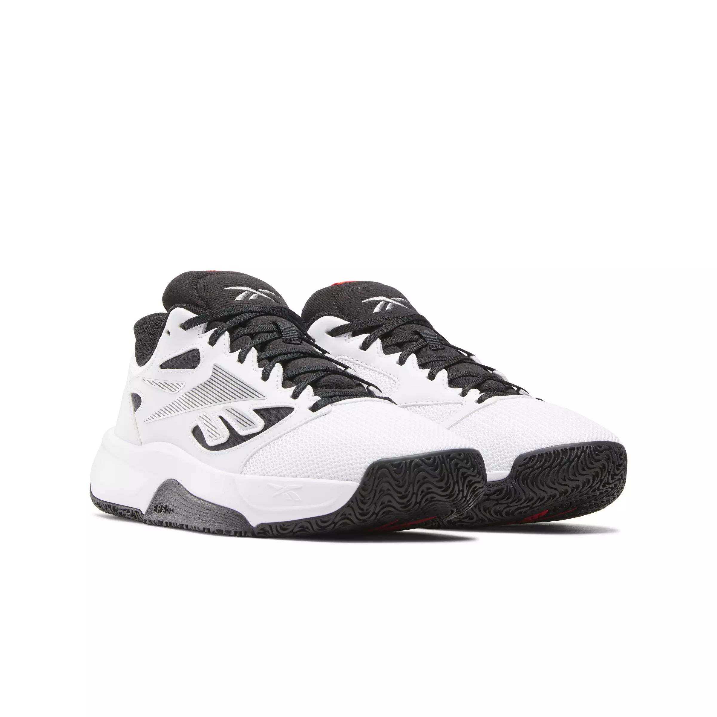 Reebok Engine LT "Ftwr White/Black/Energy Red" Men's Basketball Shoe - WHITE/BLACK/RED