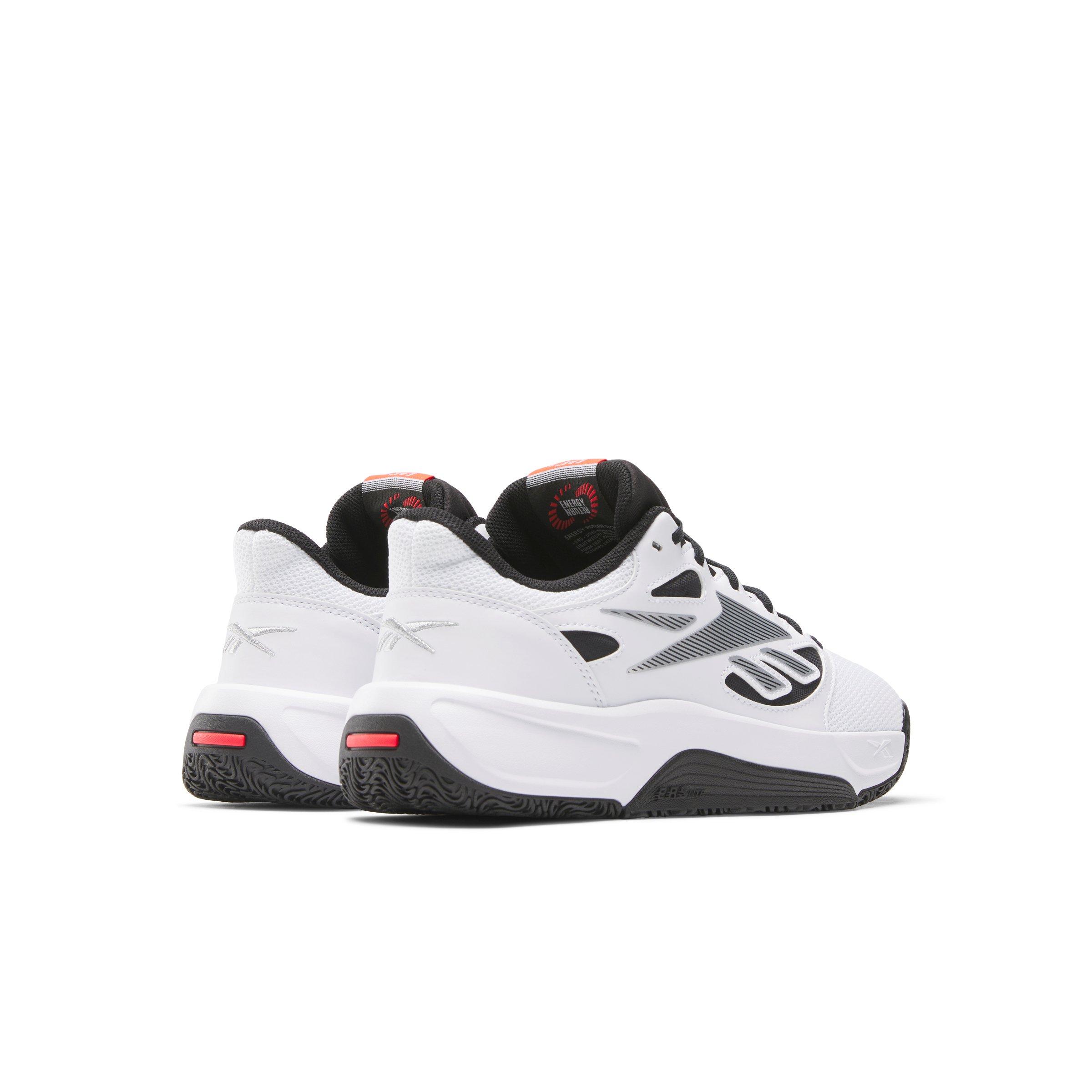 Reebok Engine LT "Ftwr White/Black/Energy Red" Men's Basketball Shoe - WHITE/BLACK/RED Thumbnail View 3