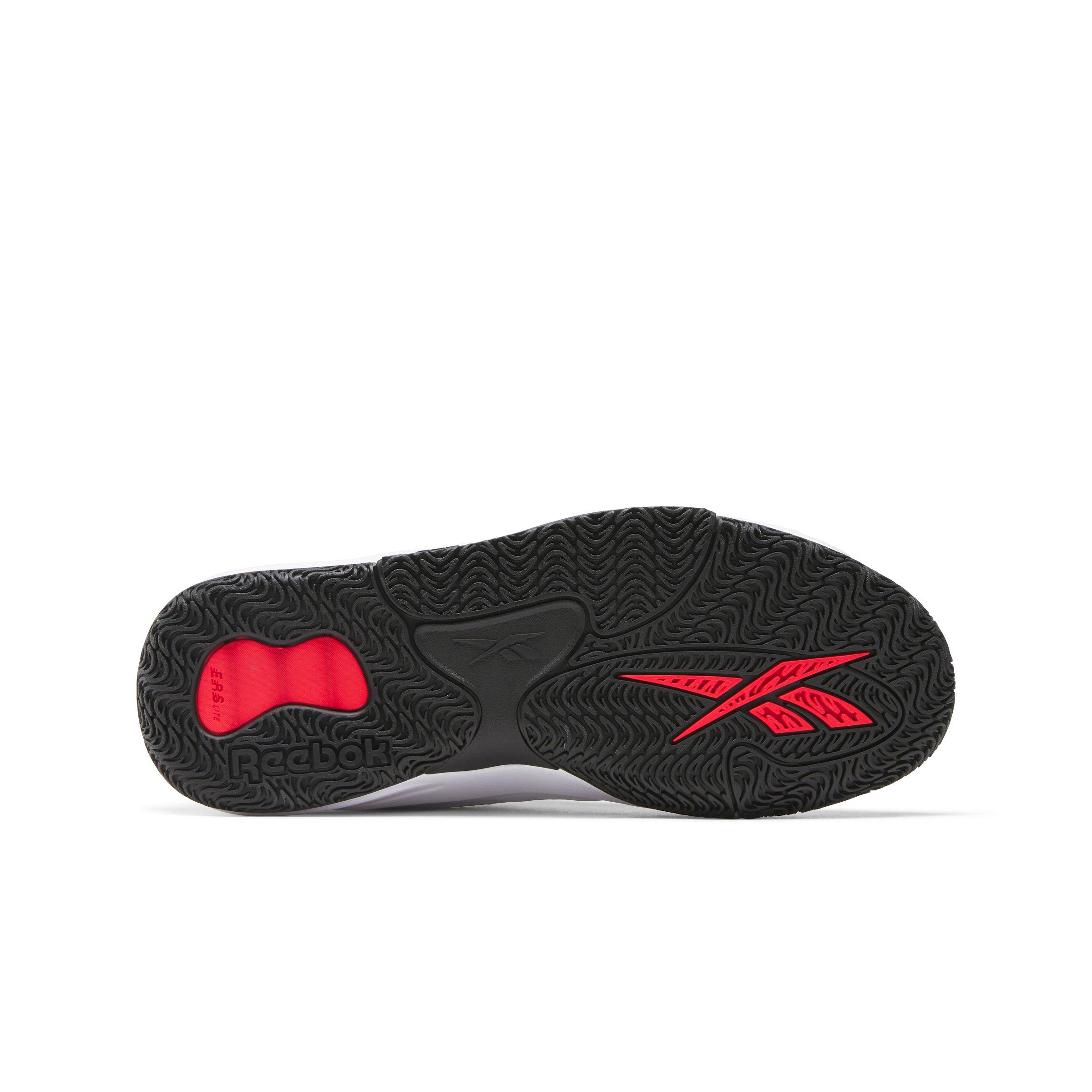 Reebok Engine LT "Ftwr White/Black/Energy Red" Men's Basketball Shoe - WHITE/BLACK/RED Thumbnail View 5