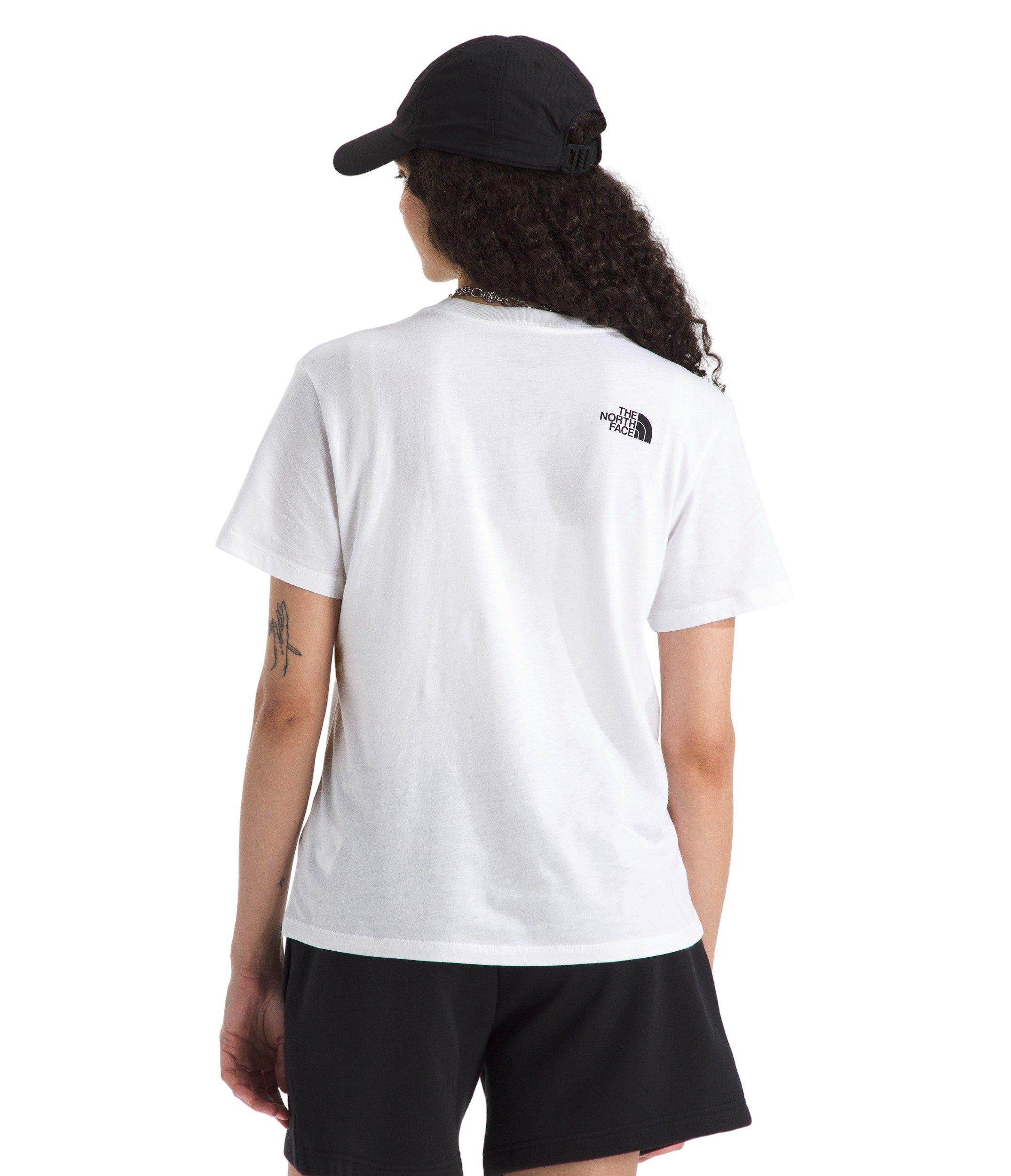 The North Face Women&rsquo;s Evolution Sketch Logo Half Dome Short-Sleeve Graphic Tee -White - WHITE Thumbnail View 2