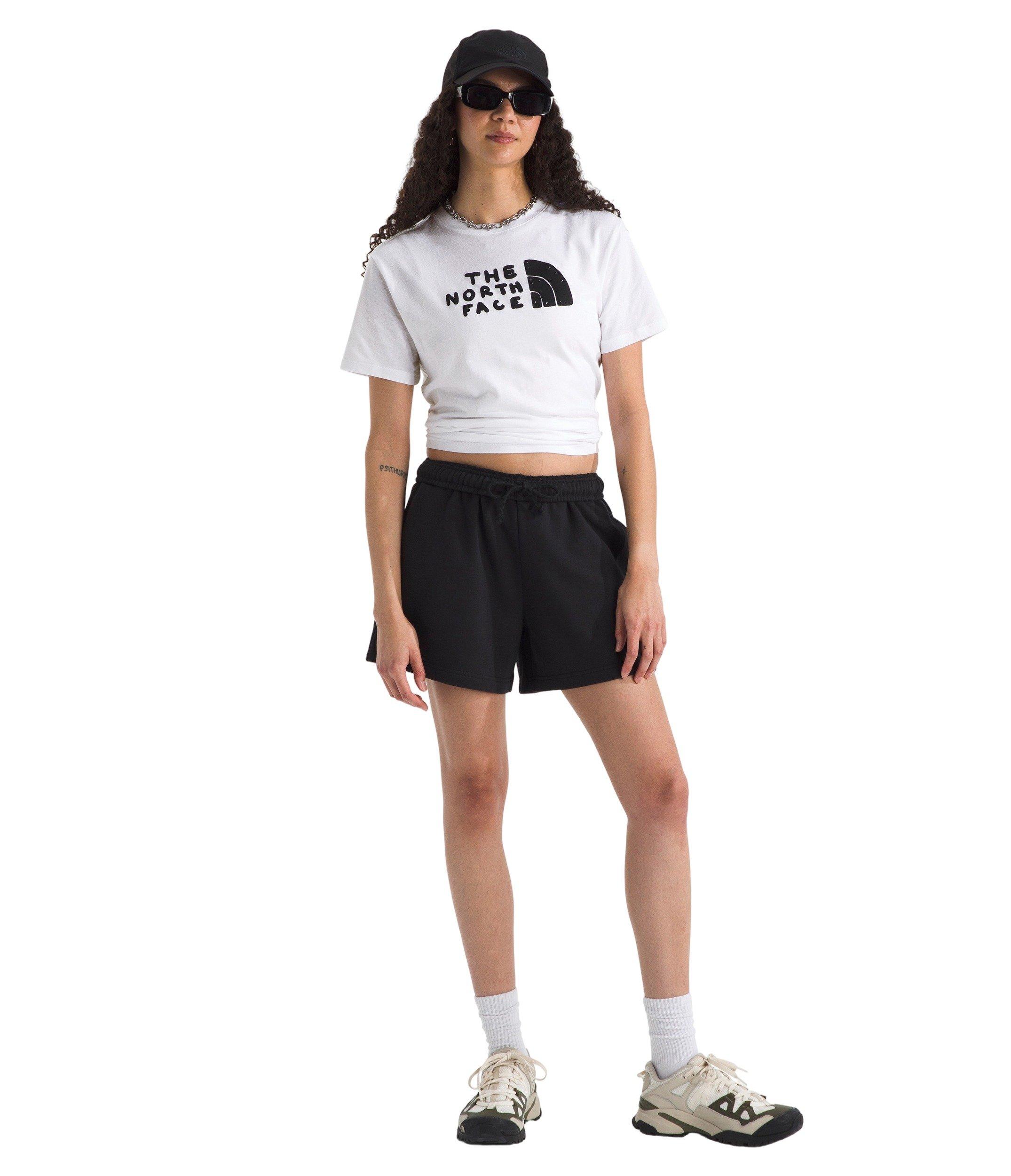 The North Face Women&rsquo;s Evolution Sketch Logo Half Dome Short-Sleeve Graphic Tee -White - WHITE Thumbnail View 3