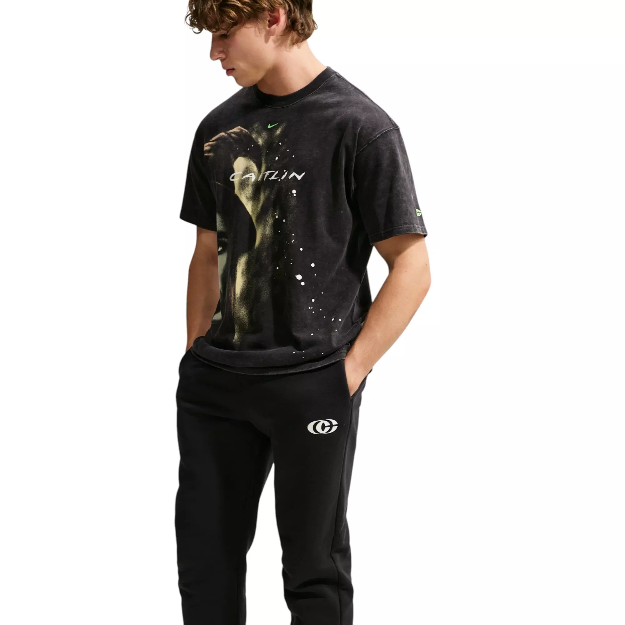 Nike Caitlin "Halloween" Men's Basketball Tee - BLACK