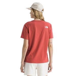 The North Face Women’s Evolution Sketch Logo Half Dome Short-Sleeve Graphic Tee -Orange