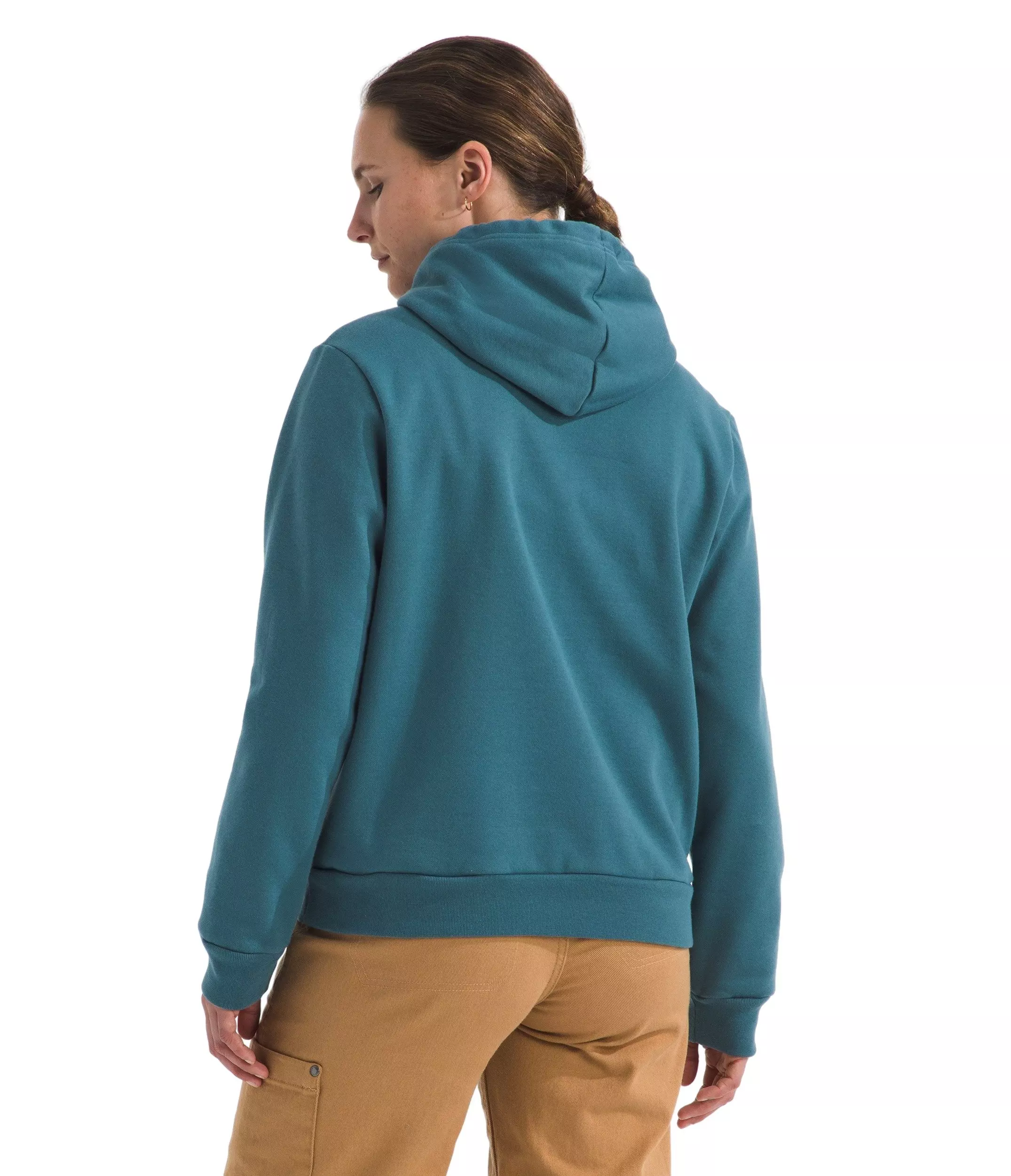 The North Face Women’s Evolution Edge Of Light Half Dome Hoodie -Teal - TEAL