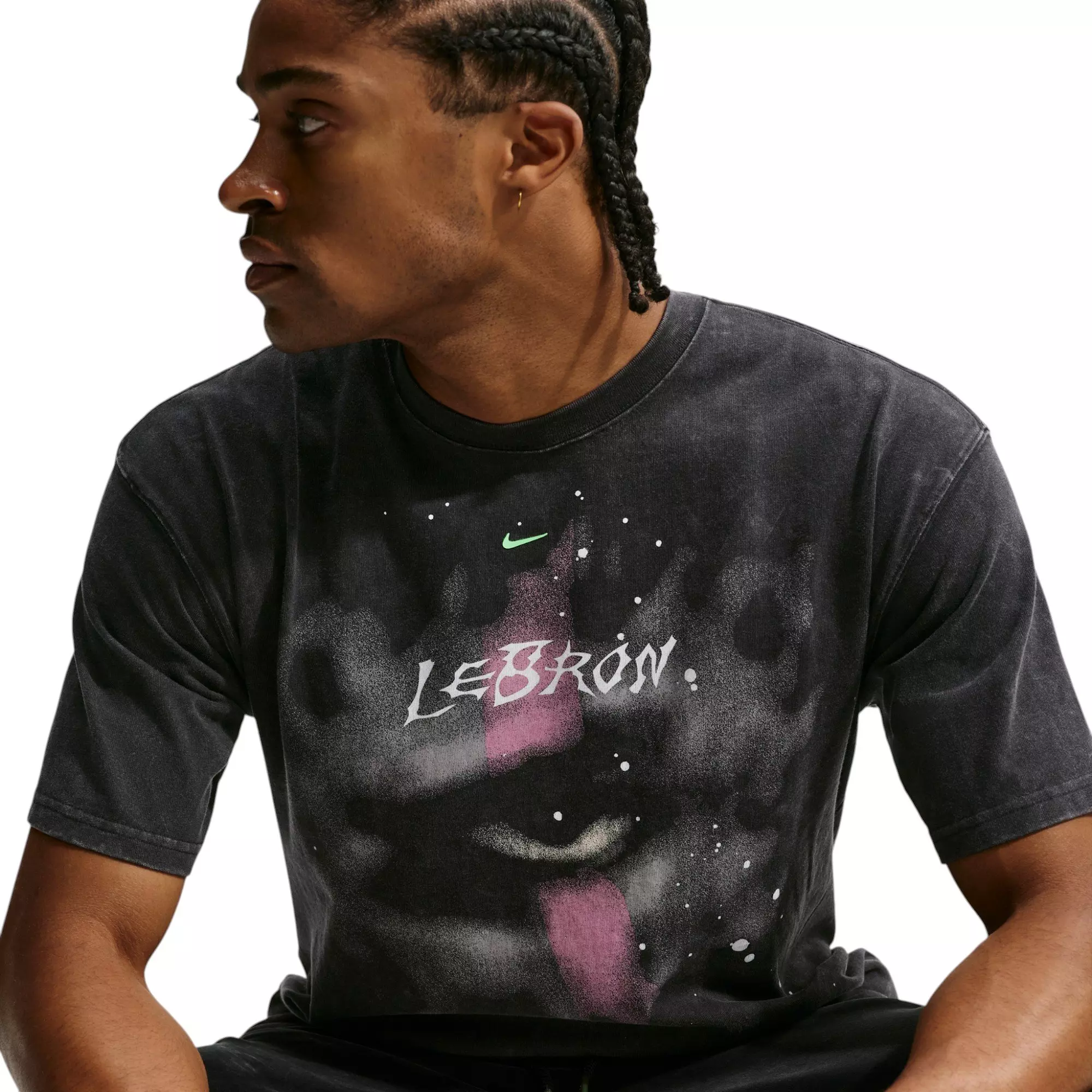 Nike LeBron "Halloween" Men's Basketball Tee - BLACK
