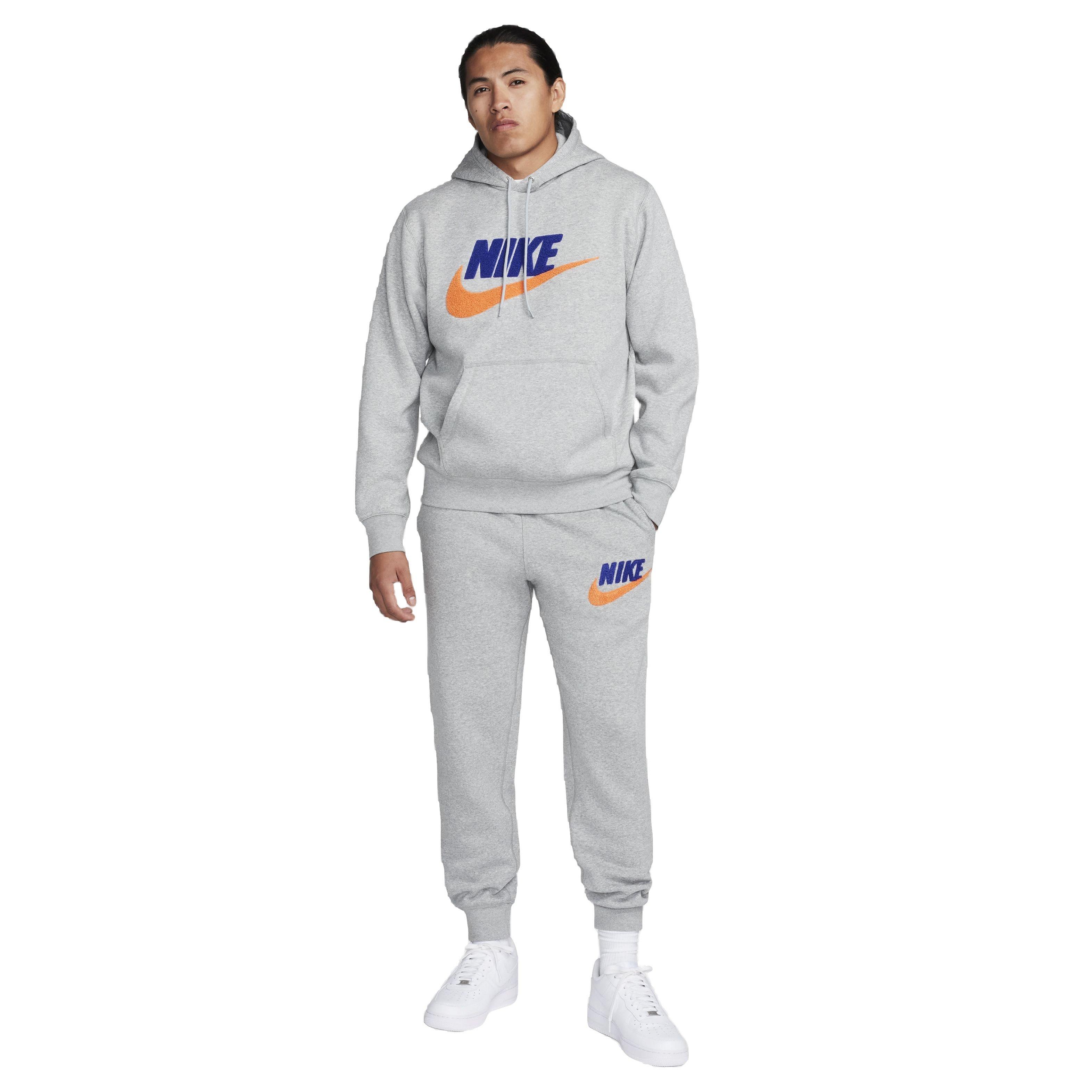 Nike Men's Club Fleece Joggers - DK GREY Thumbnail View 6