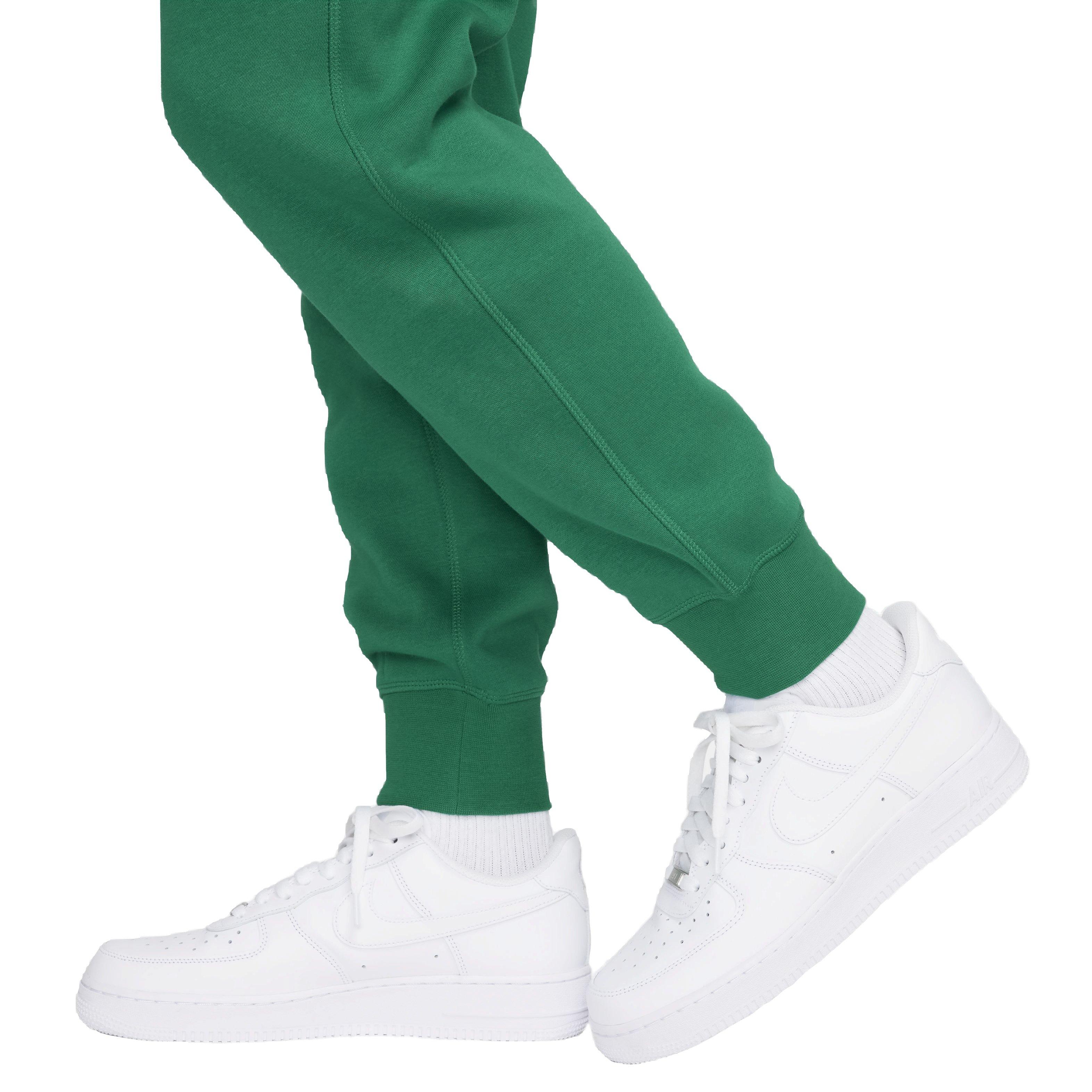 Nike Men's Club Fleece Joggers - GREEN Thumbnail View 4