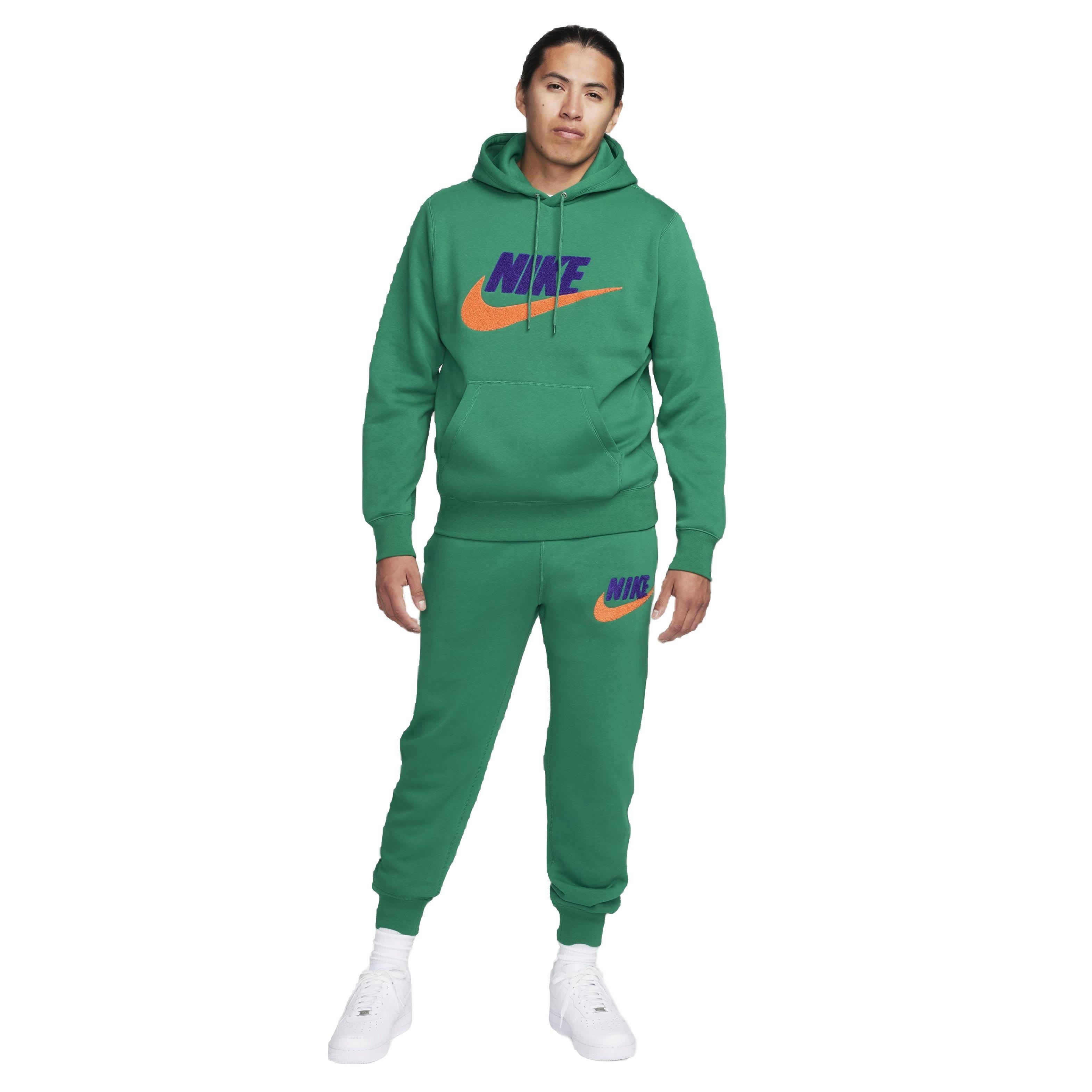 Nike Men's Club Fleece Joggers - GREEN Thumbnail View 6