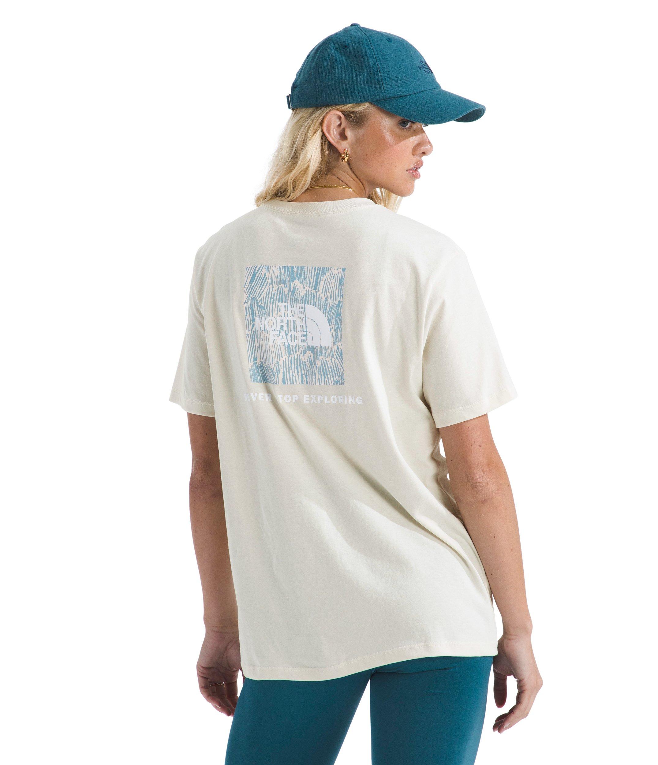The North Face Women&rsquo;s Evolution Box NSE Fill Short-Sleeve Graphic Tee -White - WHITE Thumbnail View 2