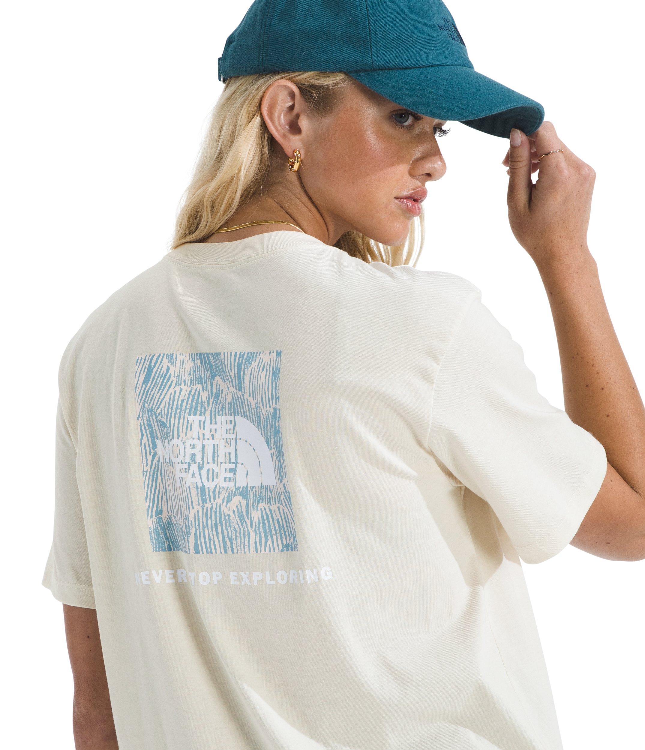 The North Face Women&rsquo;s Evolution Box NSE Fill Short-Sleeve Graphic Tee -White - WHITE Thumbnail View 3