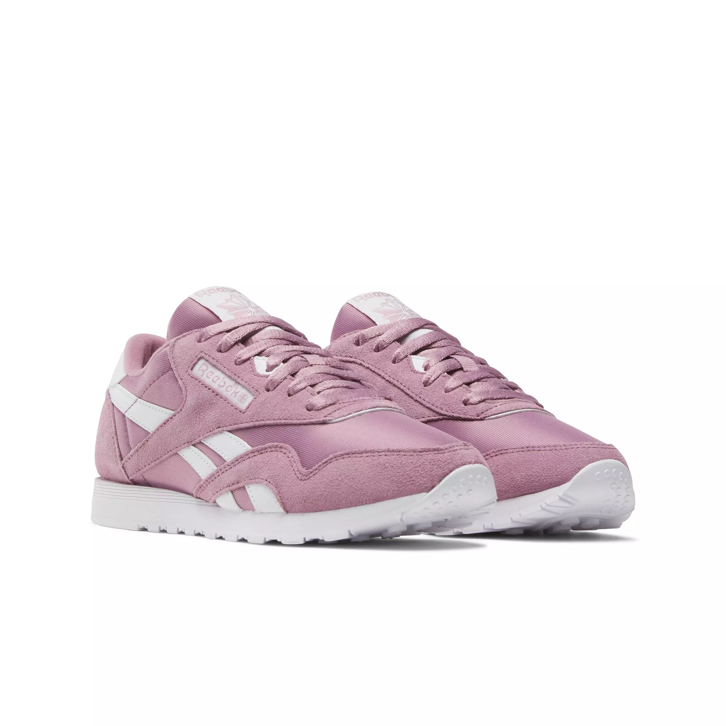 Reebok Classic Nylon "Berry Chill/Berry Chill/Ftwr White" Women's Shoe - BERRY/BERRY/WHITE