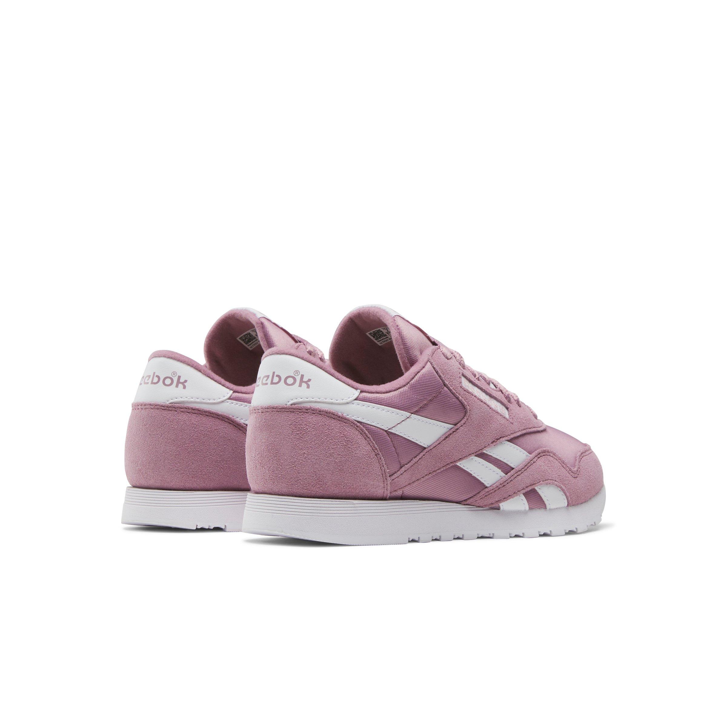 Reebok Classic Nylon "Berry Chill/Berry Chill/Ftwr White" Women's Shoe - BERRY/BERRY/WHITE Thumbnail View 3