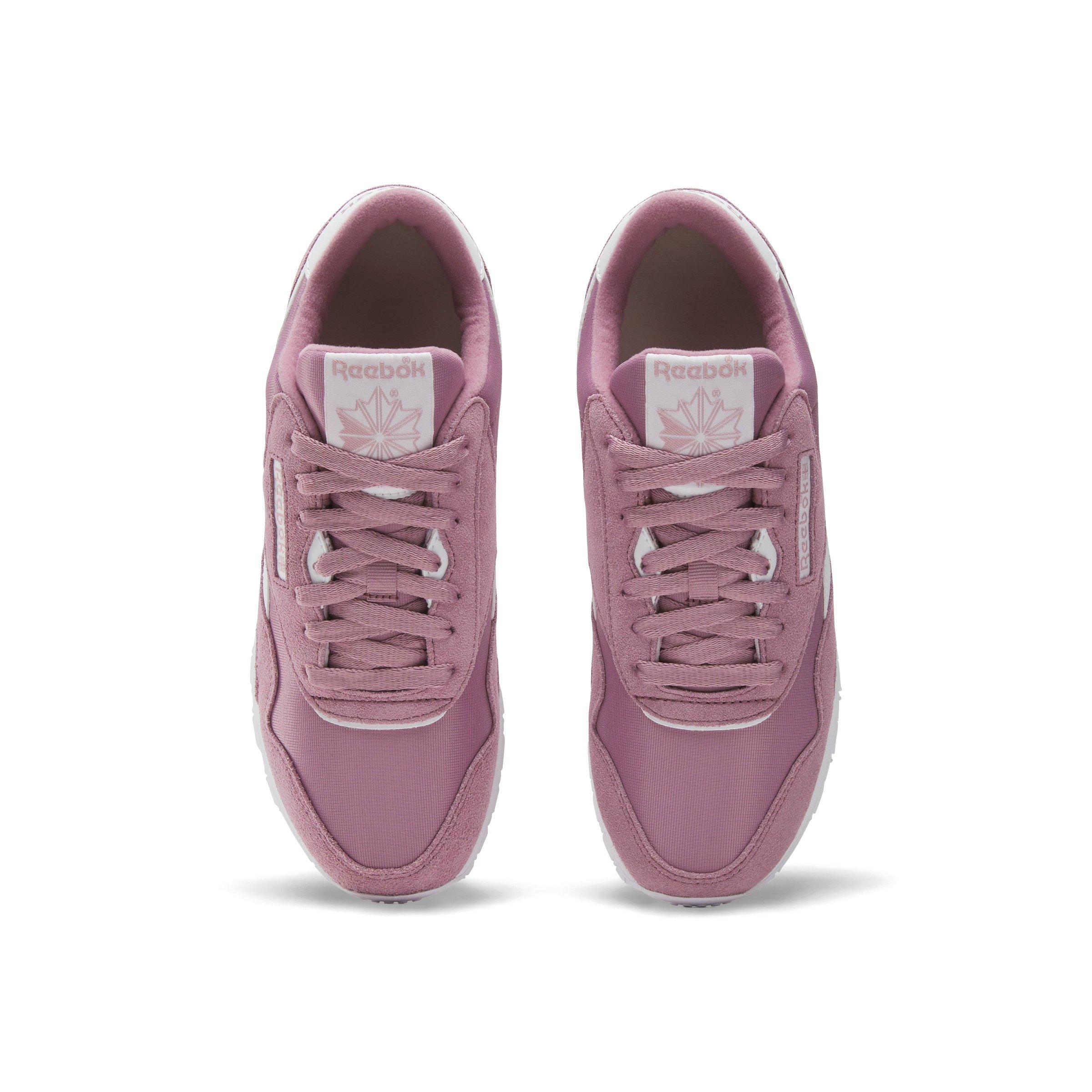 Reebok Classic Nylon "Berry Chill/Berry Chill/Ftwr White" Women's Shoe - BERRY/BERRY/WHITE Thumbnail View 4