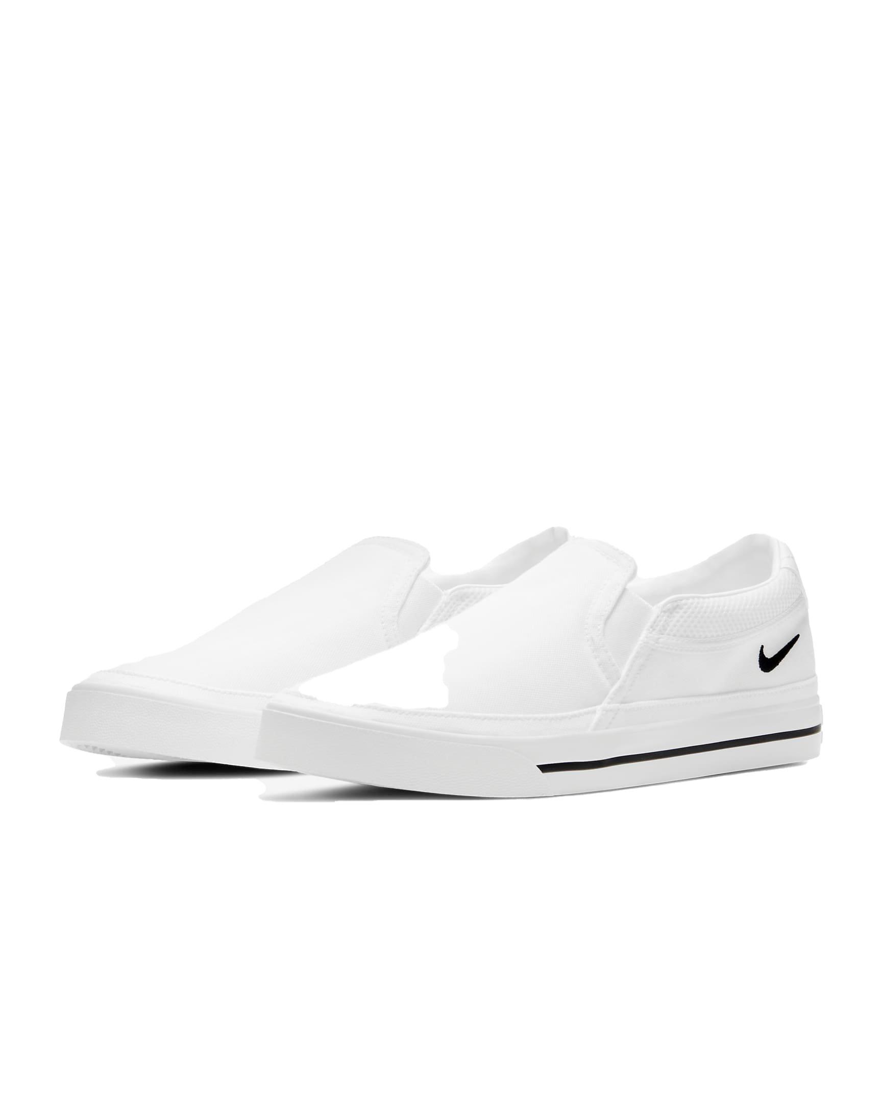 Nike Court Legacy Women's Slip-On Shoe - WHITE Thumbnail View 3