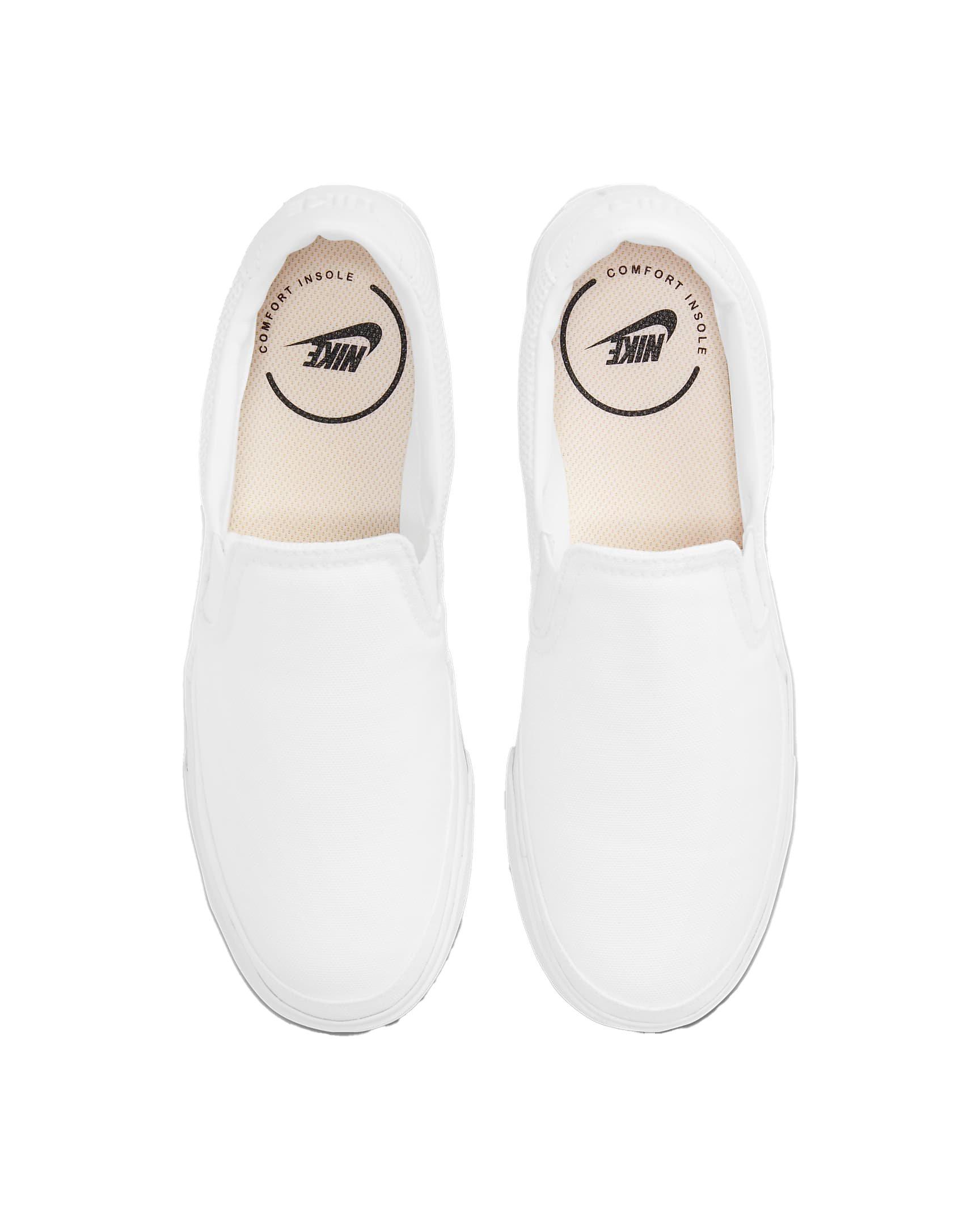 Nike Court Legacy Women's Slip-On Shoe - WHITE Thumbnail View 4