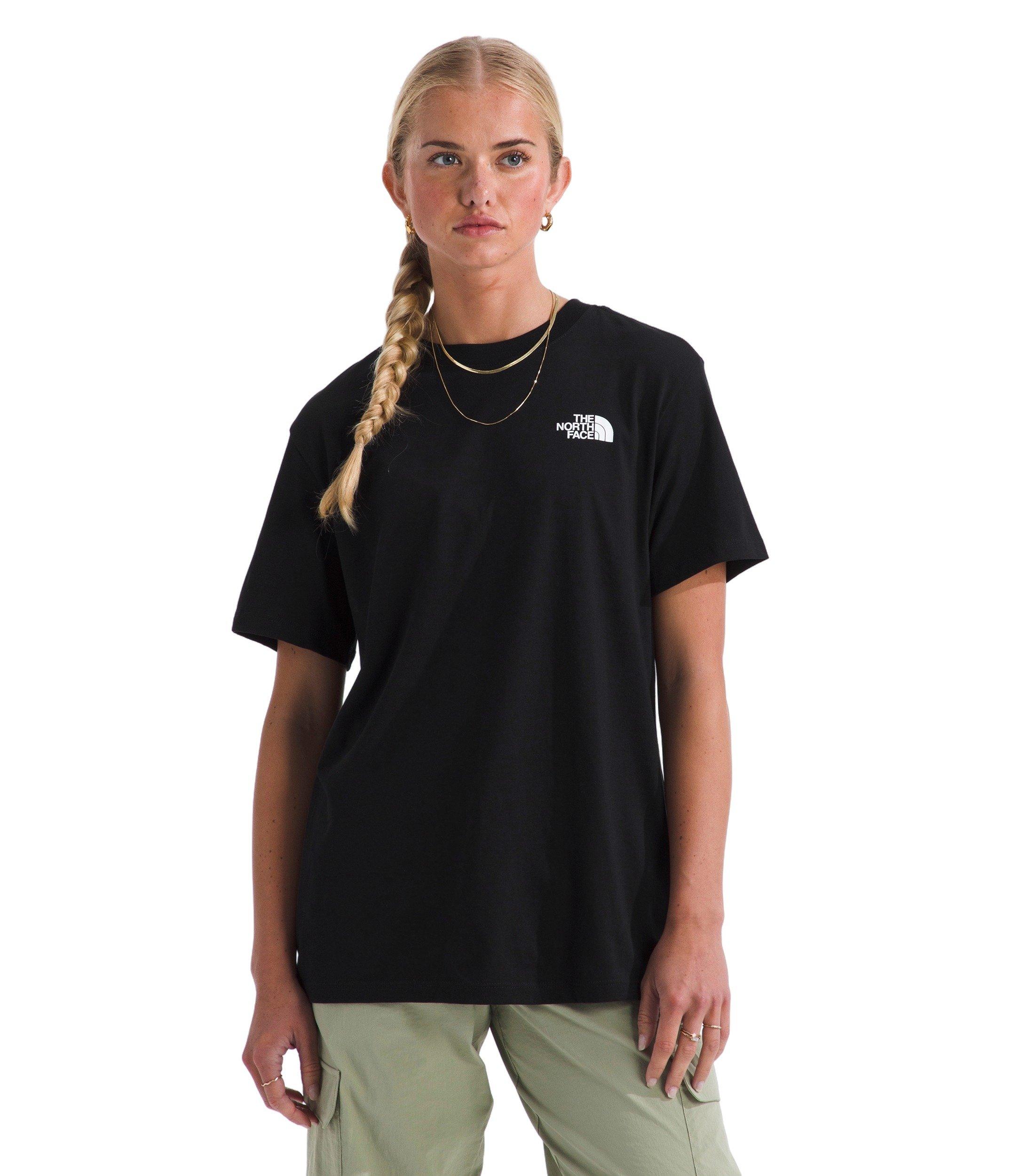 The North Face Women&rsquo;s Evolution Box NSE Fill Short-Sleeve Graphic Tee -Black - BLACK Thumbnail View 1