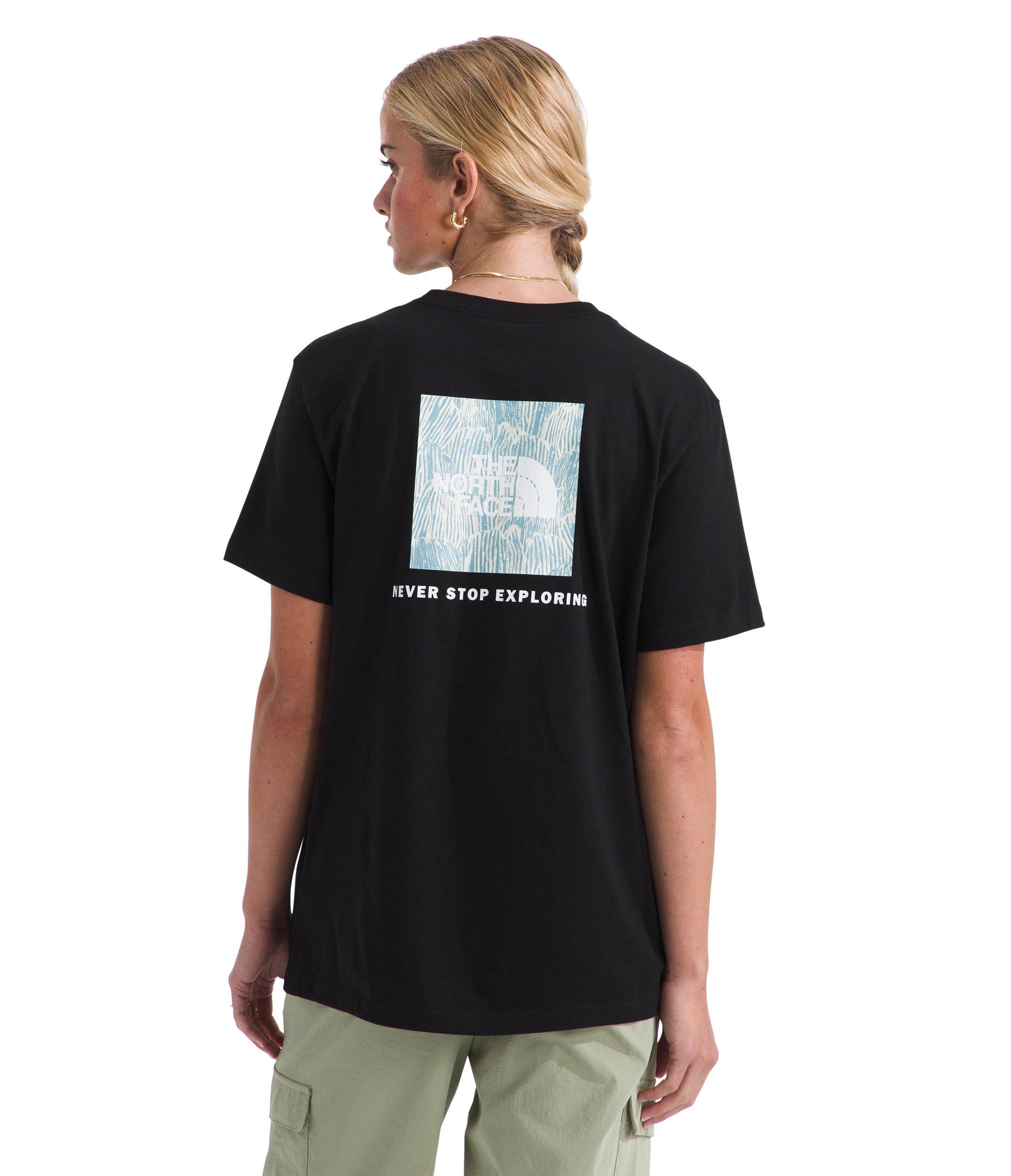 The North Face Women&rsquo;s Evolution Box NSE Fill Short-Sleeve Graphic Tee -Black - BLACK Thumbnail View 2