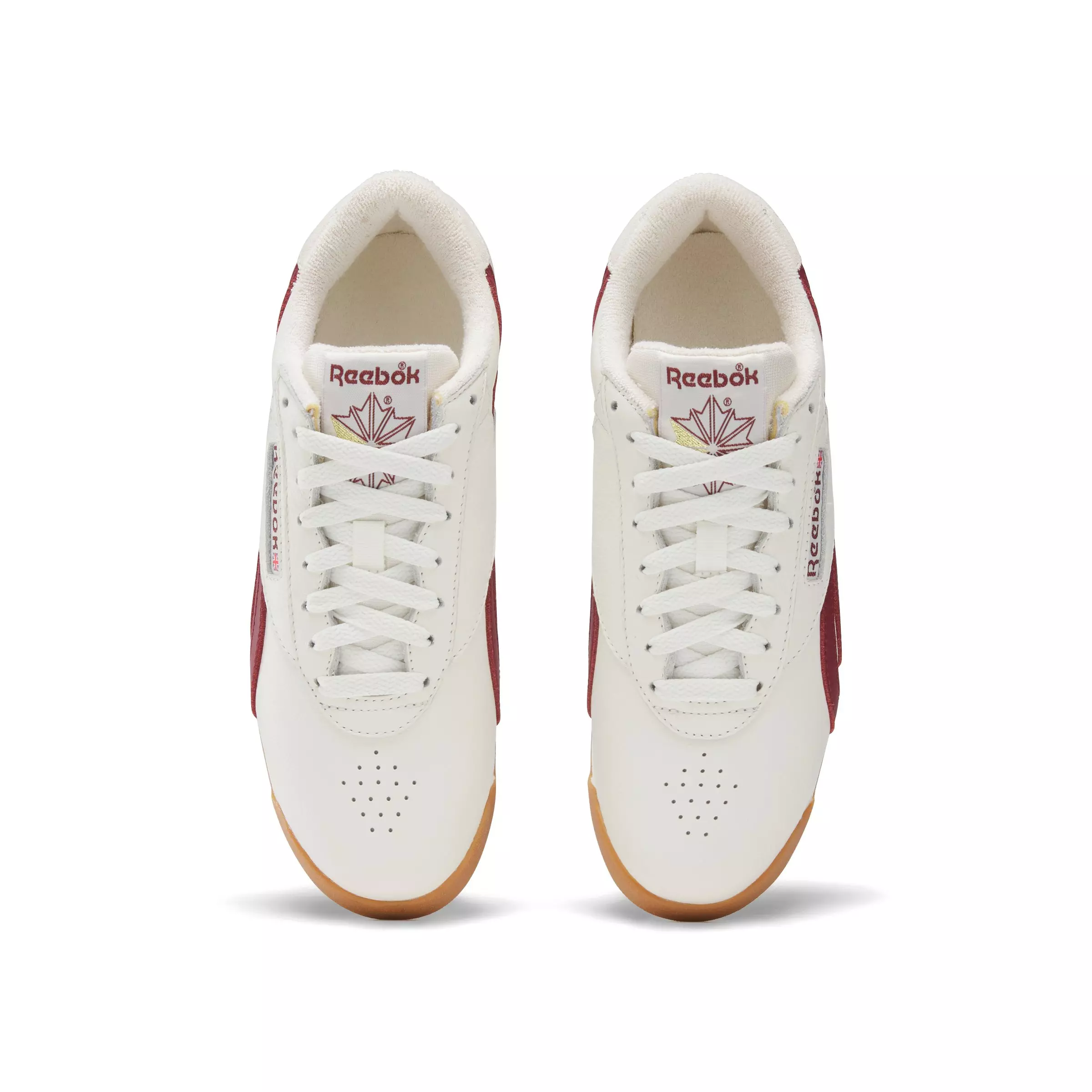 Reebok Freestyle Lo "Chalk/Maroon/Gum" Women's Shoe - CHALK/MAROON/GUM