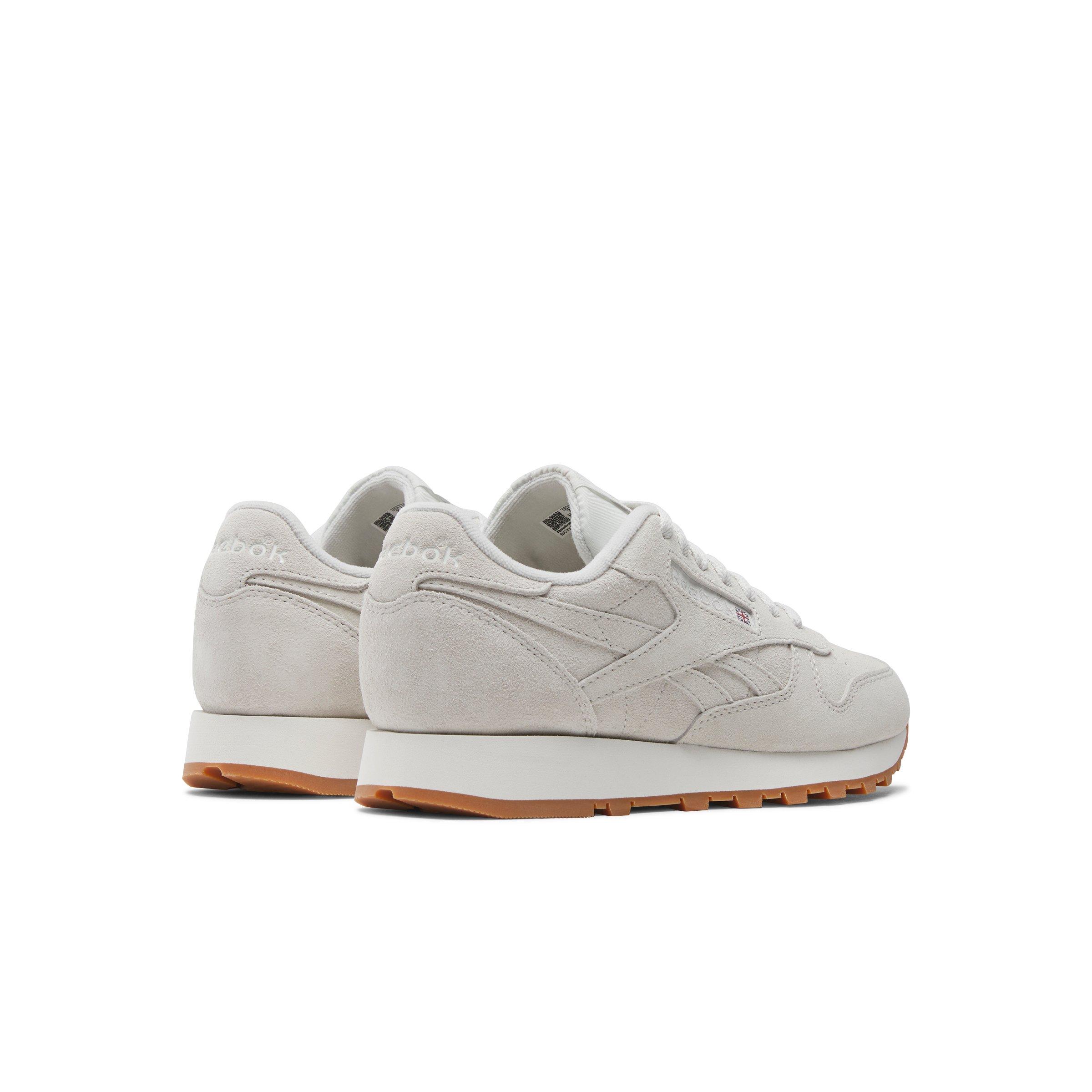 Reebok Classic Leather "Grey/White/Gum" Women's Shoe - GREY/WHITE/GUM Thumbnail View 3