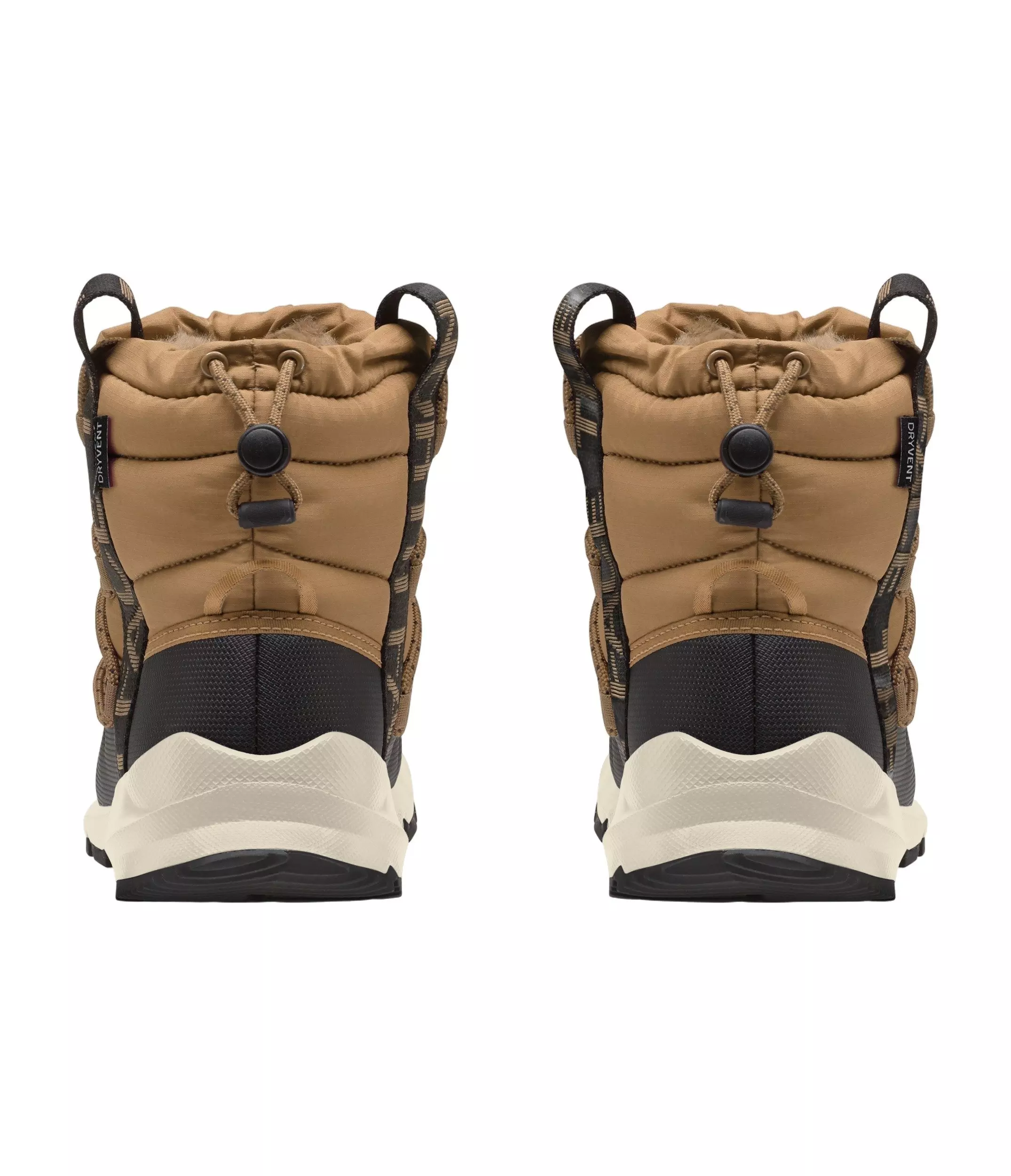 The North Face Thermoball Lace Up "Brown/Black/Beige" Women's Waterproof Boot - BROWN/BLACK/BEIGE
