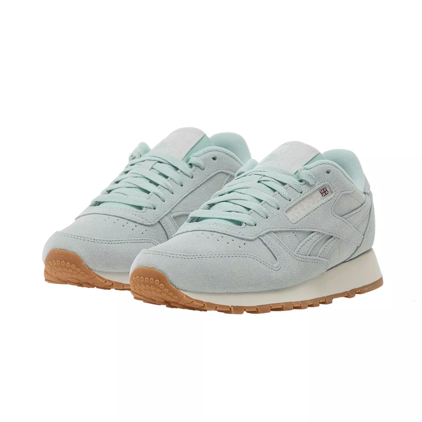 Reebok Classic Leather "Tranquil Teal/Chalk/Gum" Women's Shoe - TEAL/WHITE/BROWN