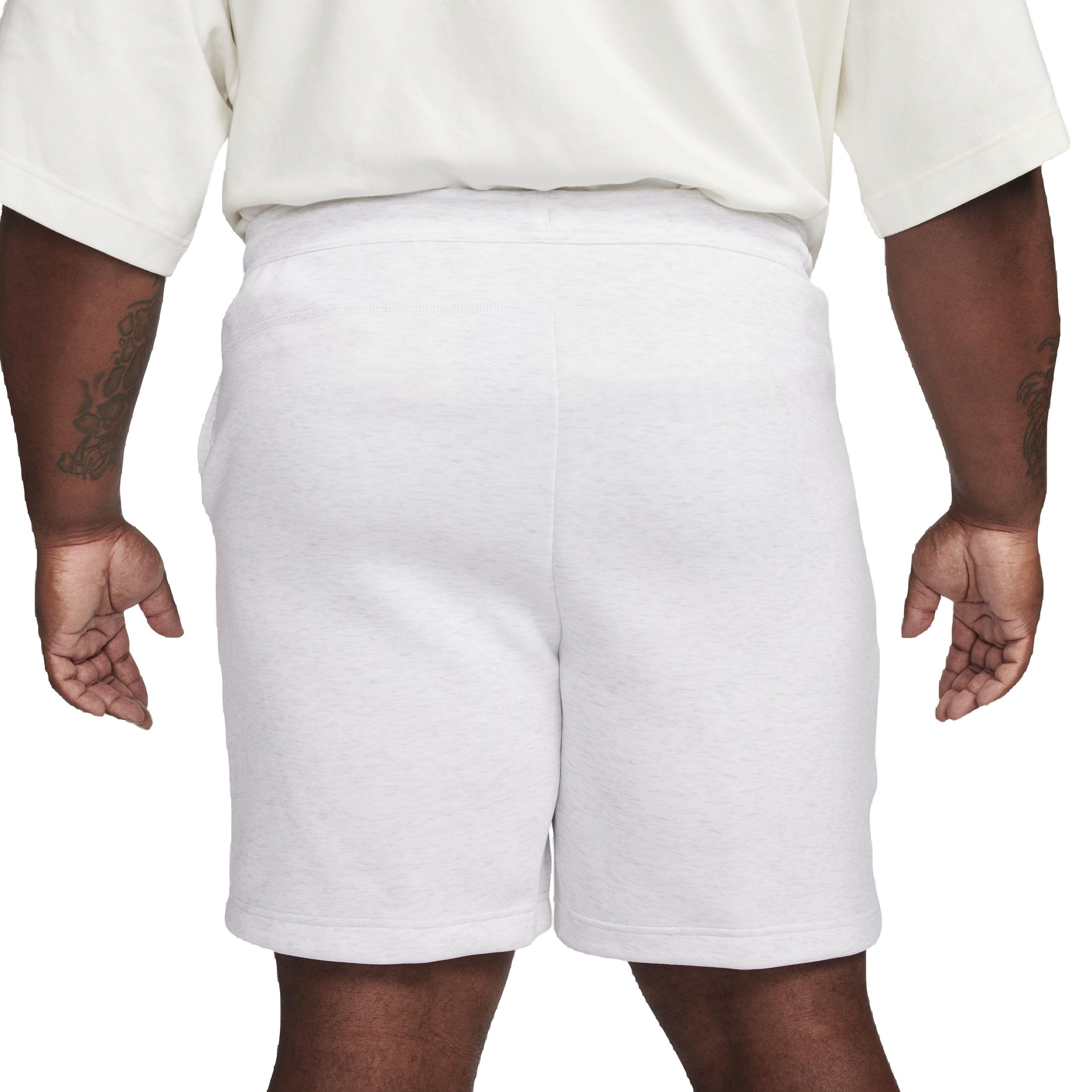 Nike Men's Sportswear Tech Fleece Shorts - WHITE Thumbnail View 3