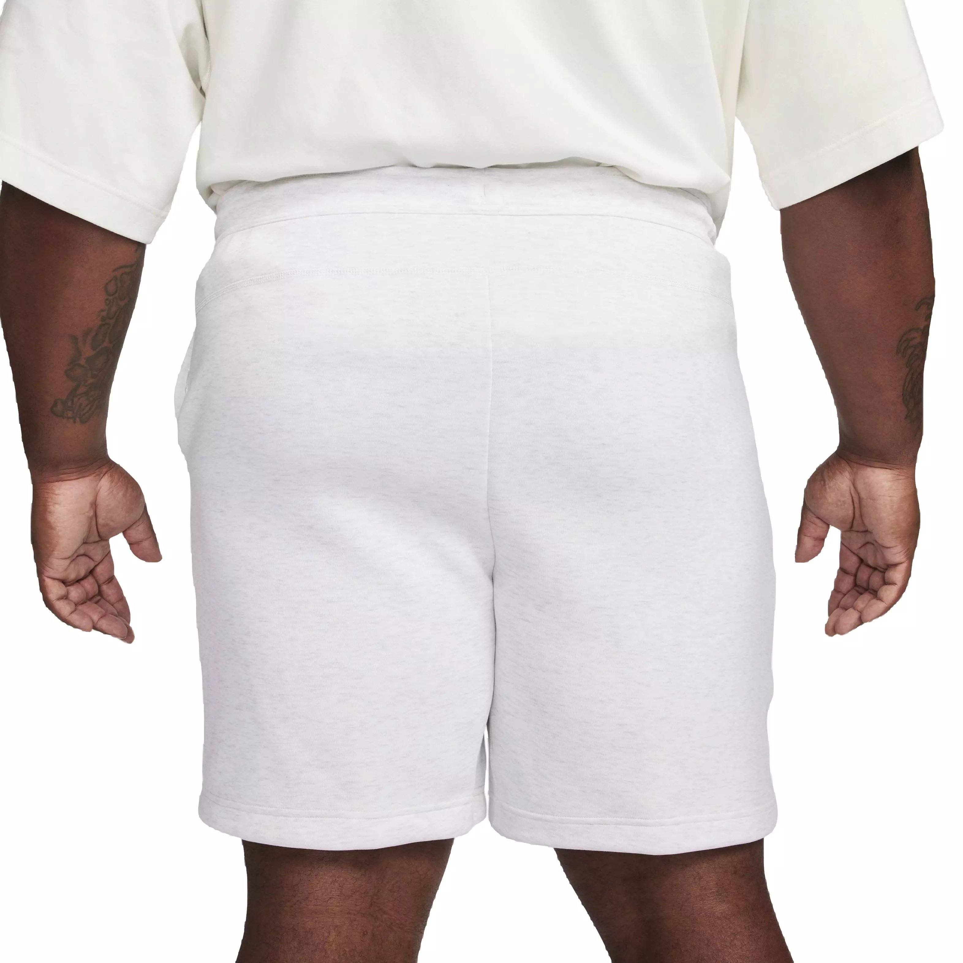 Nike Men's Sportswear Tech Fleece Shorts - WHITE