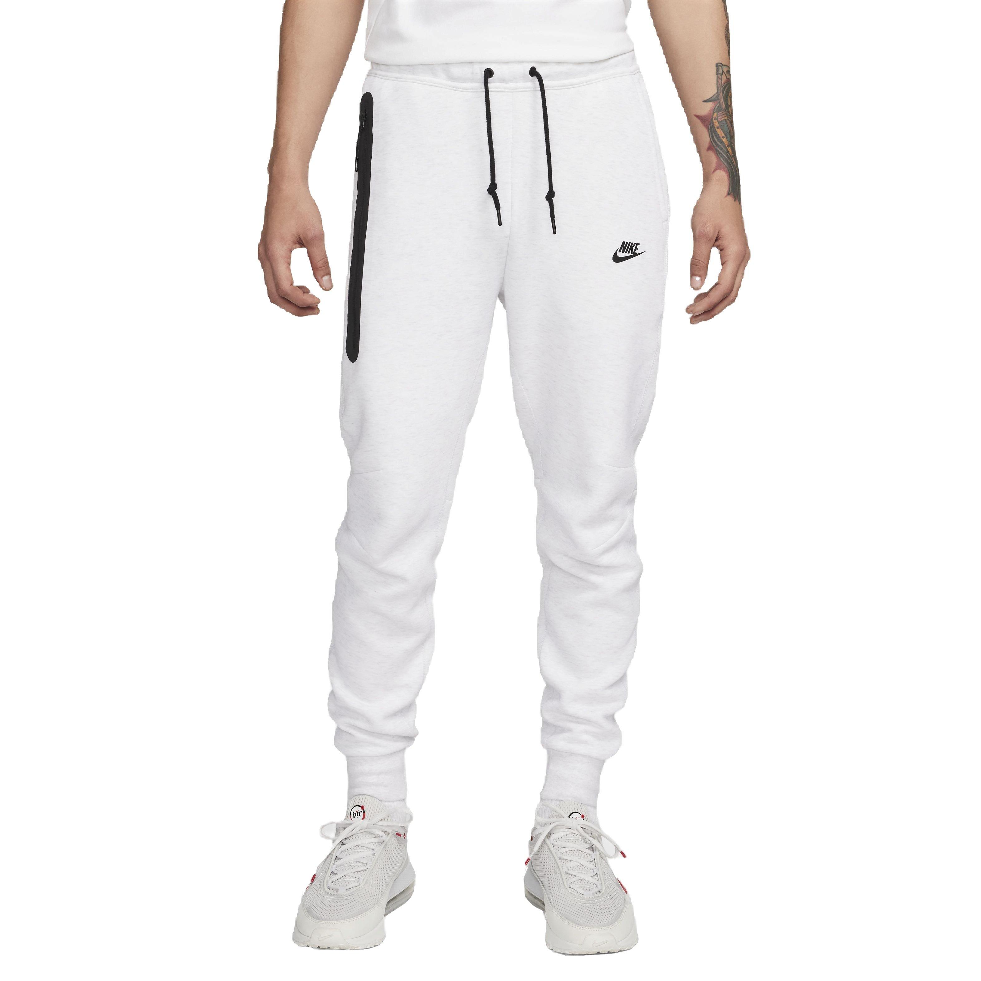 Nike Men's Sportswear Tech Fleece Joggers - WHITE Thumbnail View 1