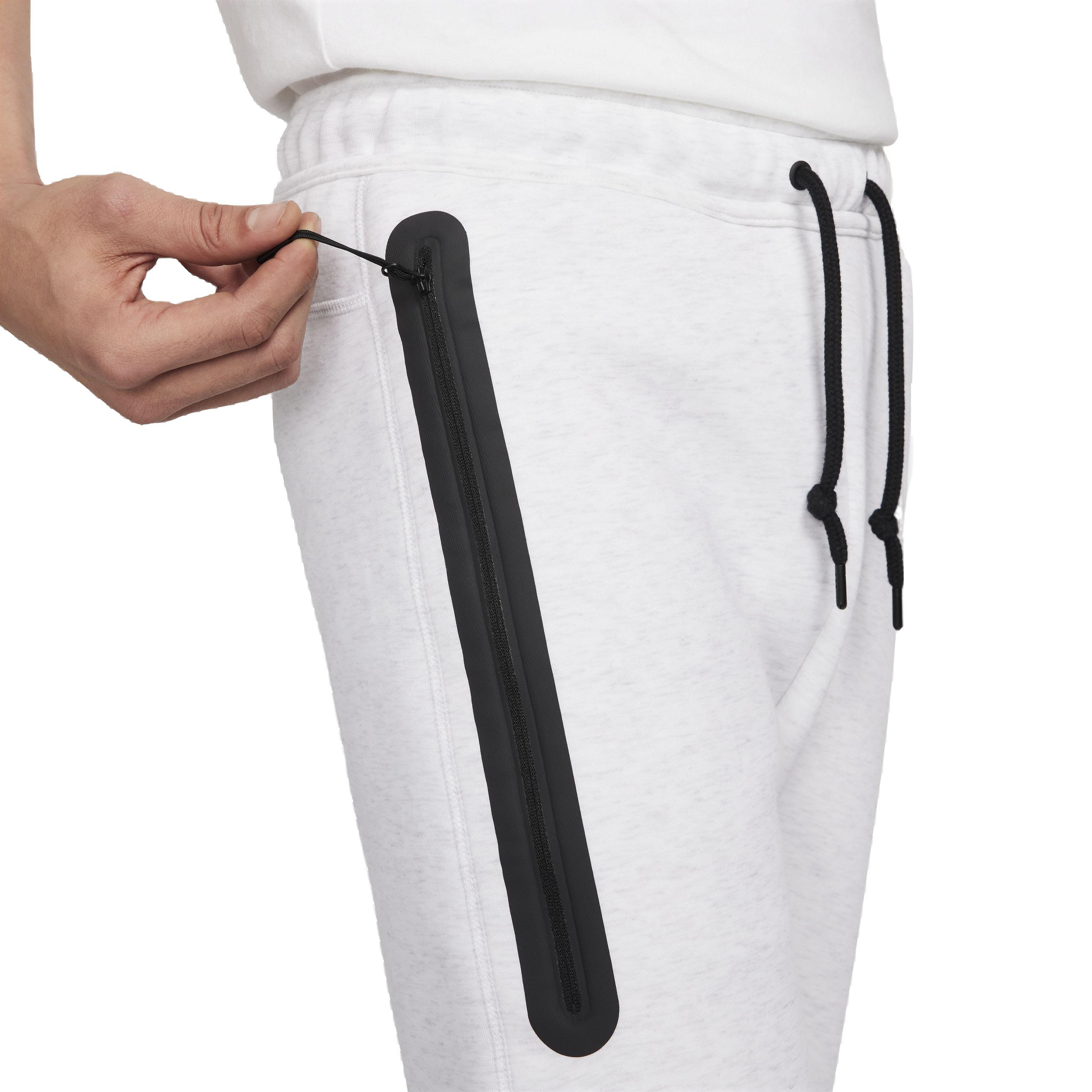 Nike Men's Sportswear Tech Fleece Joggers - WHITE Thumbnail View 5
