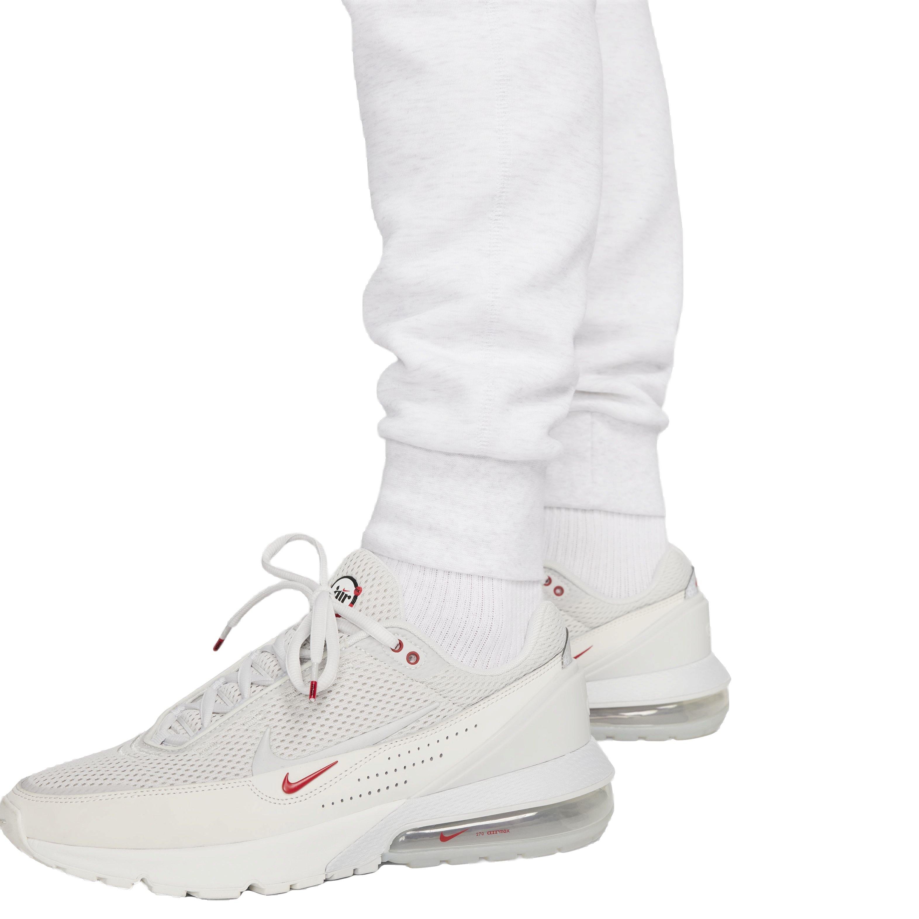 Nike Men's Sportswear Tech Fleece Joggers - WHITE Thumbnail View 8