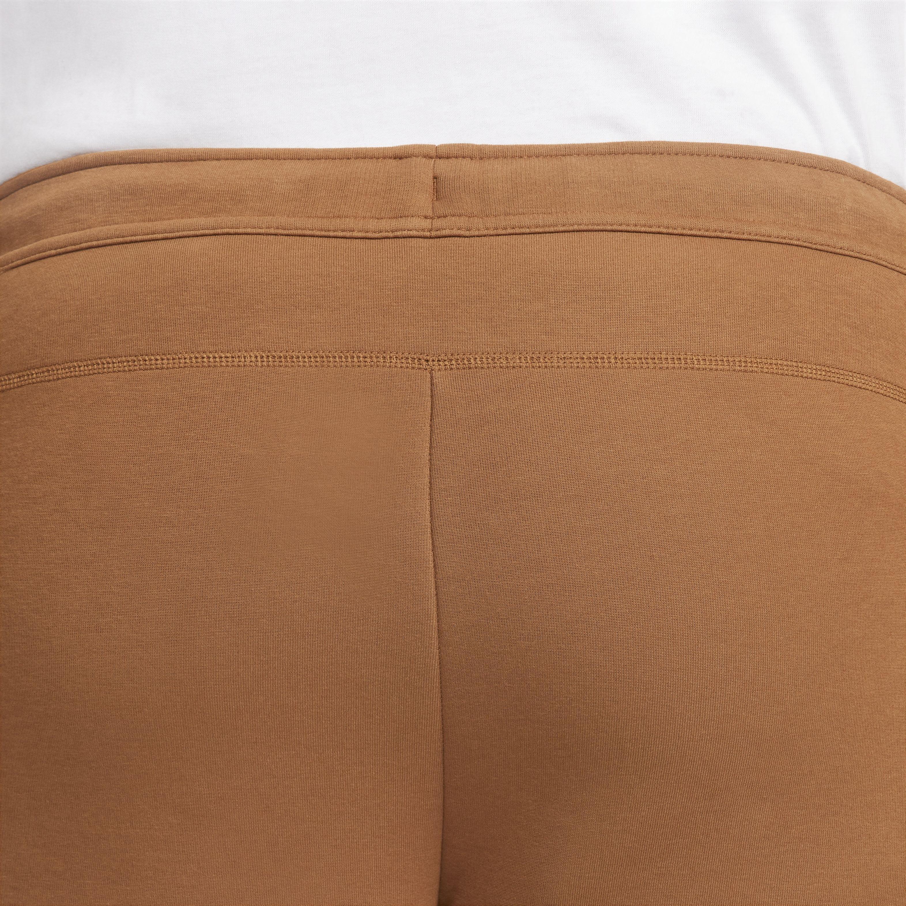 Nike Men's Sportswear Tech Fleece Joggers - TAN Thumbnail View 7