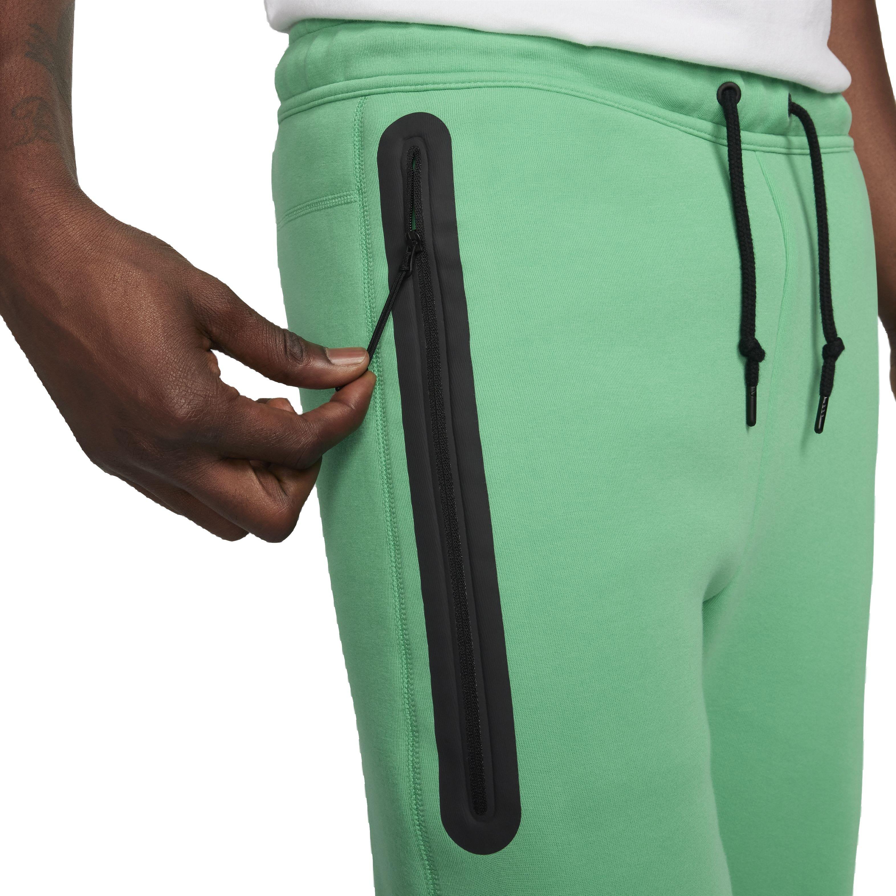 Nike Men's Sportswear Tech Fleece Joggers - GREEN Thumbnail View 5