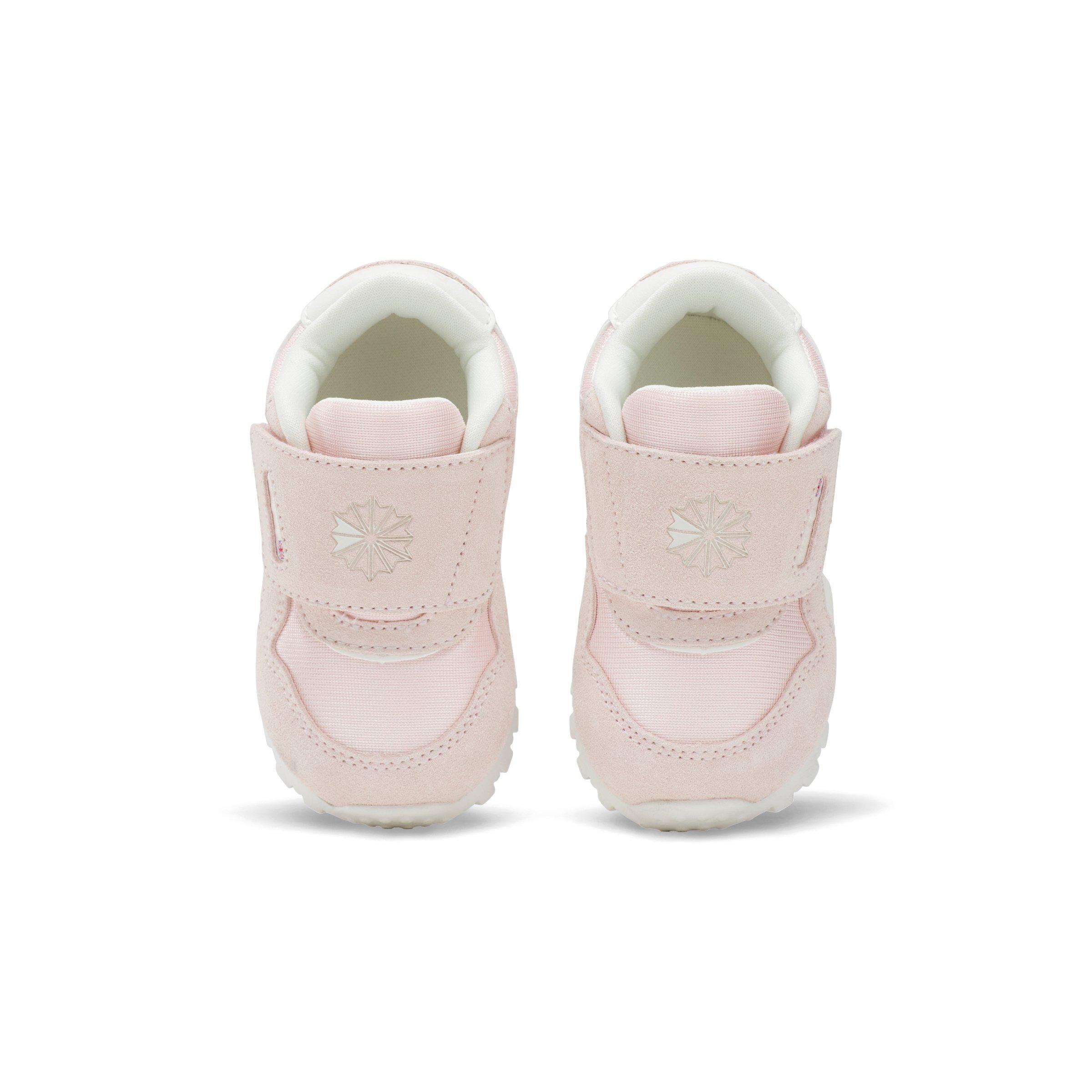 Reebok Classic Nylon "Light Pink/White" Infant Girls' Shoe - LT PINK/WHITE Thumbnail View 4