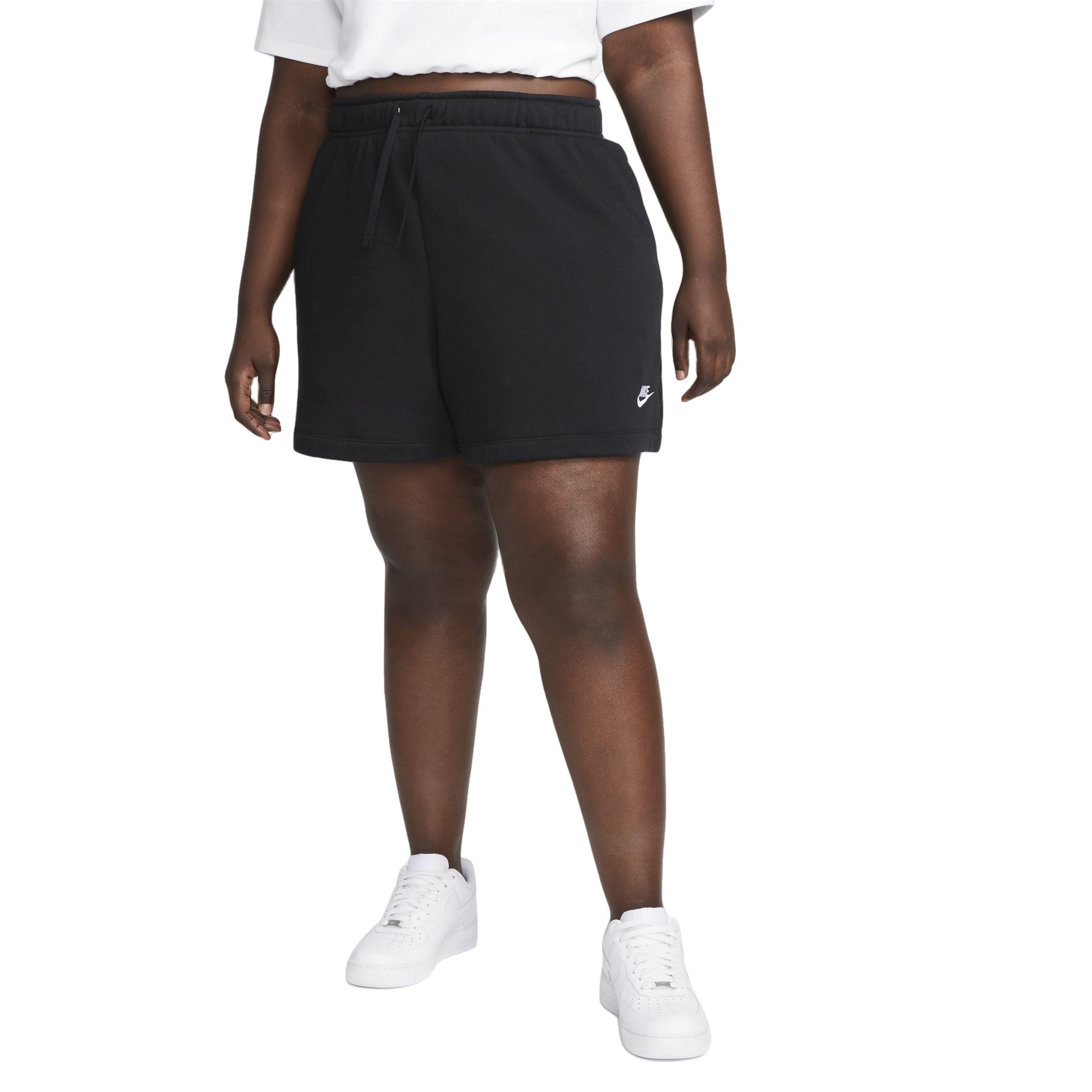 Nike Women's Sportswear Essentials Club Fleece Short-Black - BLACK Thumbnail View 1