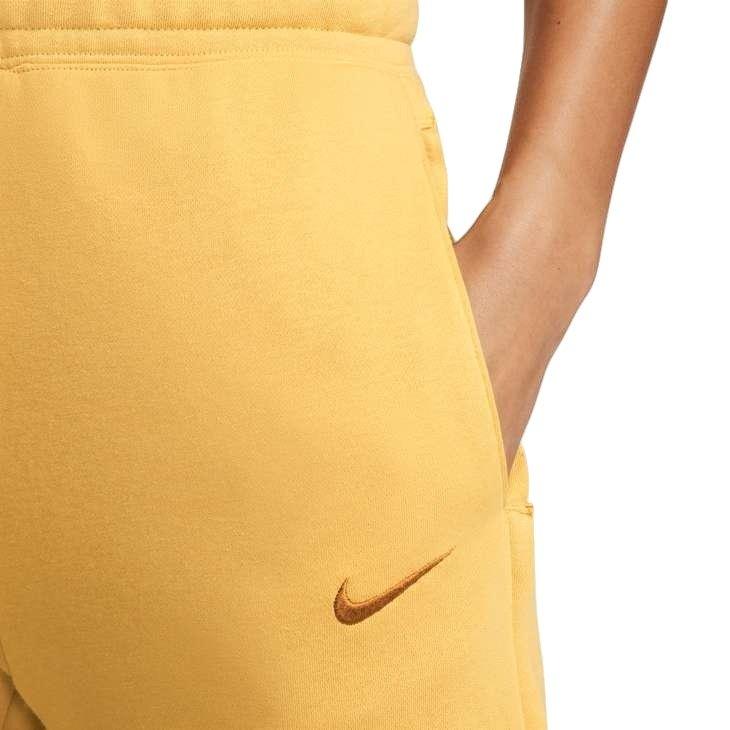 Nike Women's Everyday Women's High-Waisted Wide-Leg French Terry Pants - GOLD Thumbnail View 3